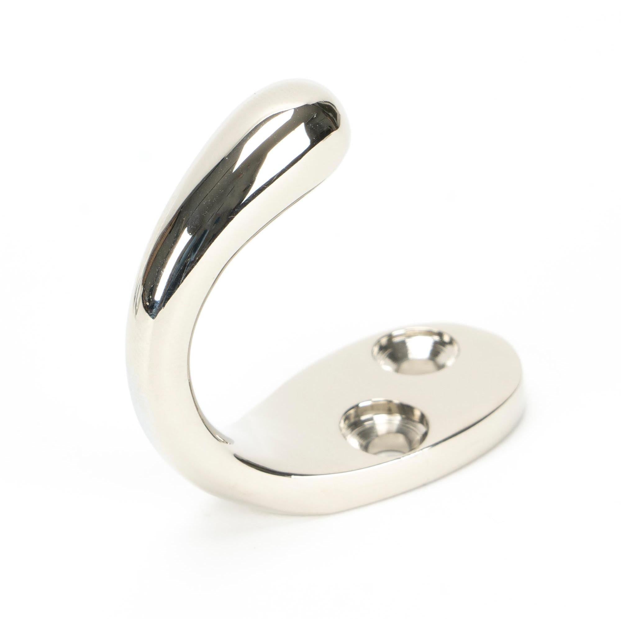 Polished Nickel Celtic Single Robe Hook | From The Anvil - Coat Hooks - From The Anvil - Yester Home