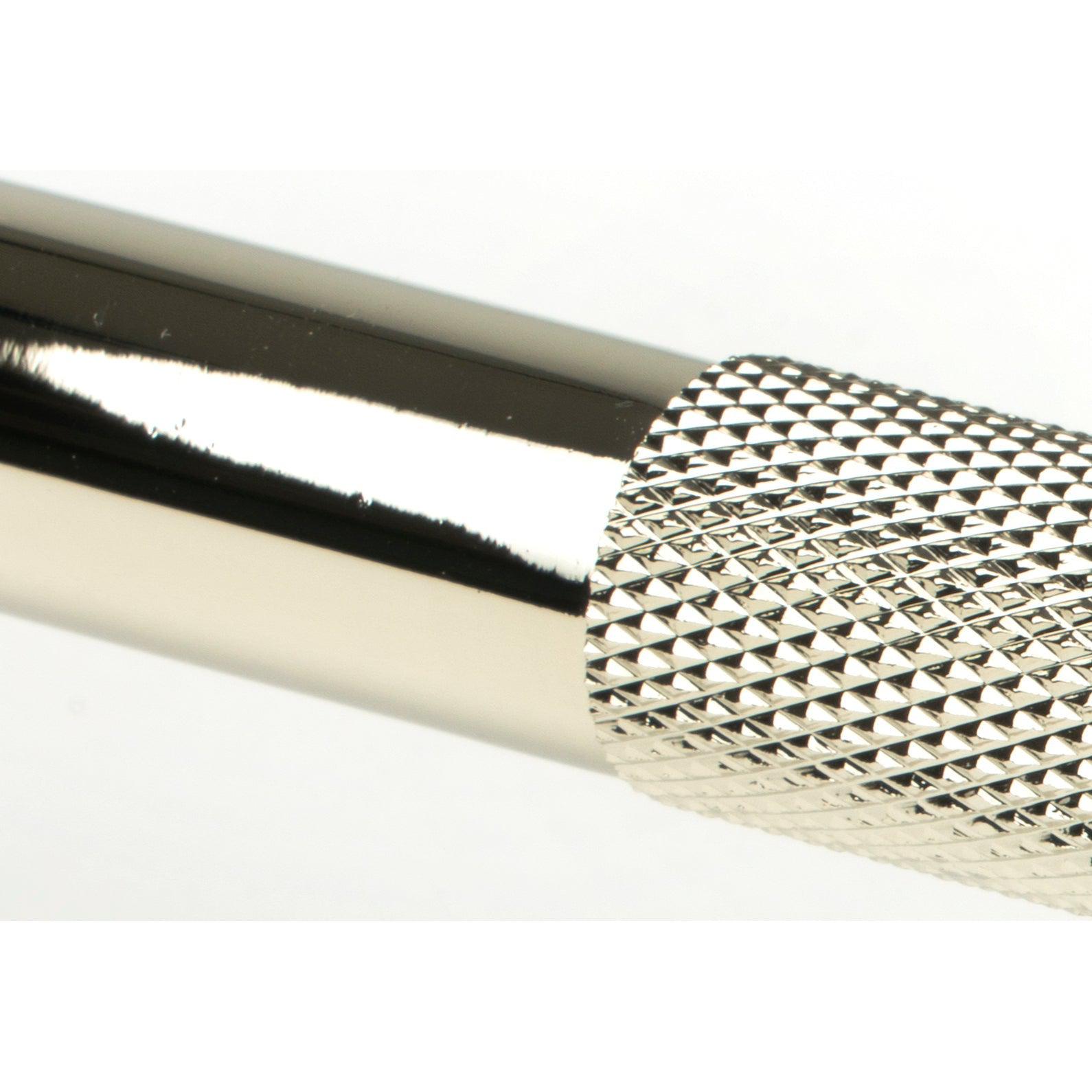 Polished Nickel Half Brompton Pull Handle - Medium | From The Anvil-Pull Handles-Yester Home