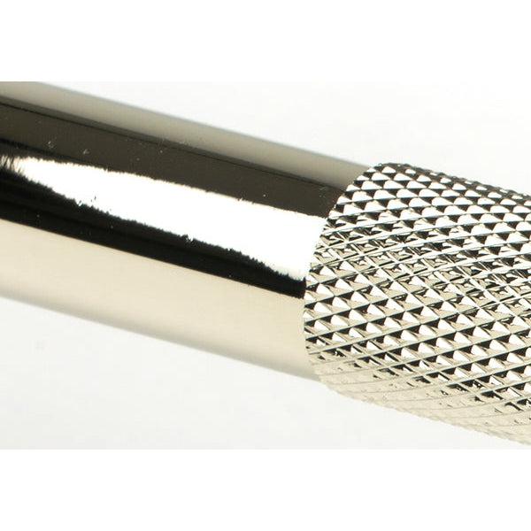 Polished Nickel Half Brompton Pull Handle - Small | From The Anvil-Pull Handles-Yester Home