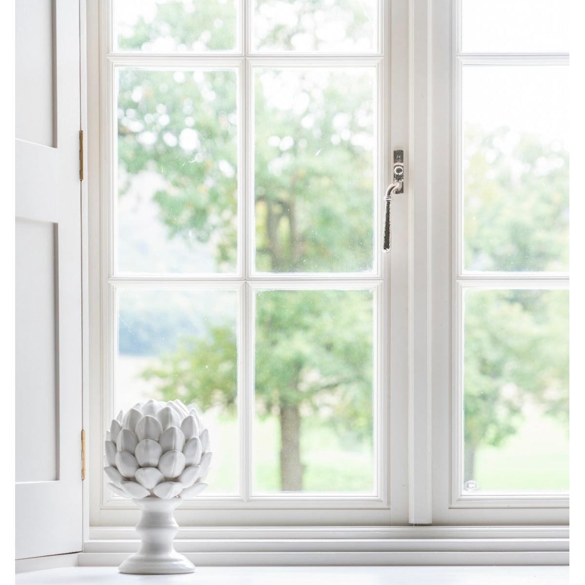 Polished Nickel Hammered Newbury Espag - LH | From The Anvil-Espag. Fasteners-Yester Home