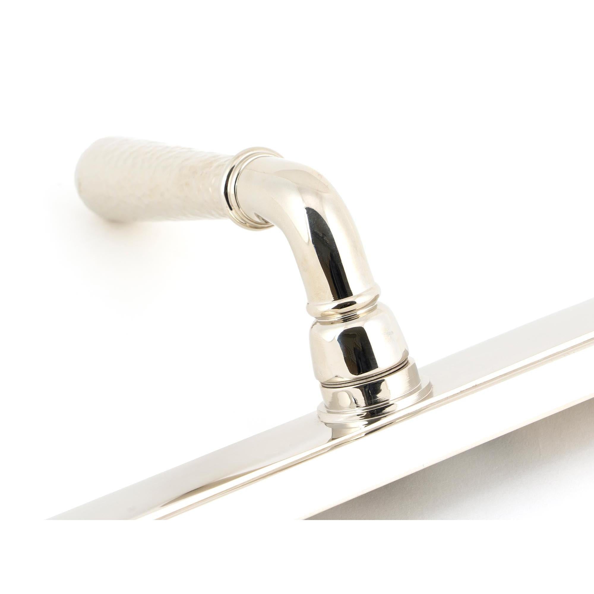 Polished Nickel Hammered Newbury Slimline Espag. Lock Set | From The Anvil - Espagnolette - From The Anvil - Yester Home