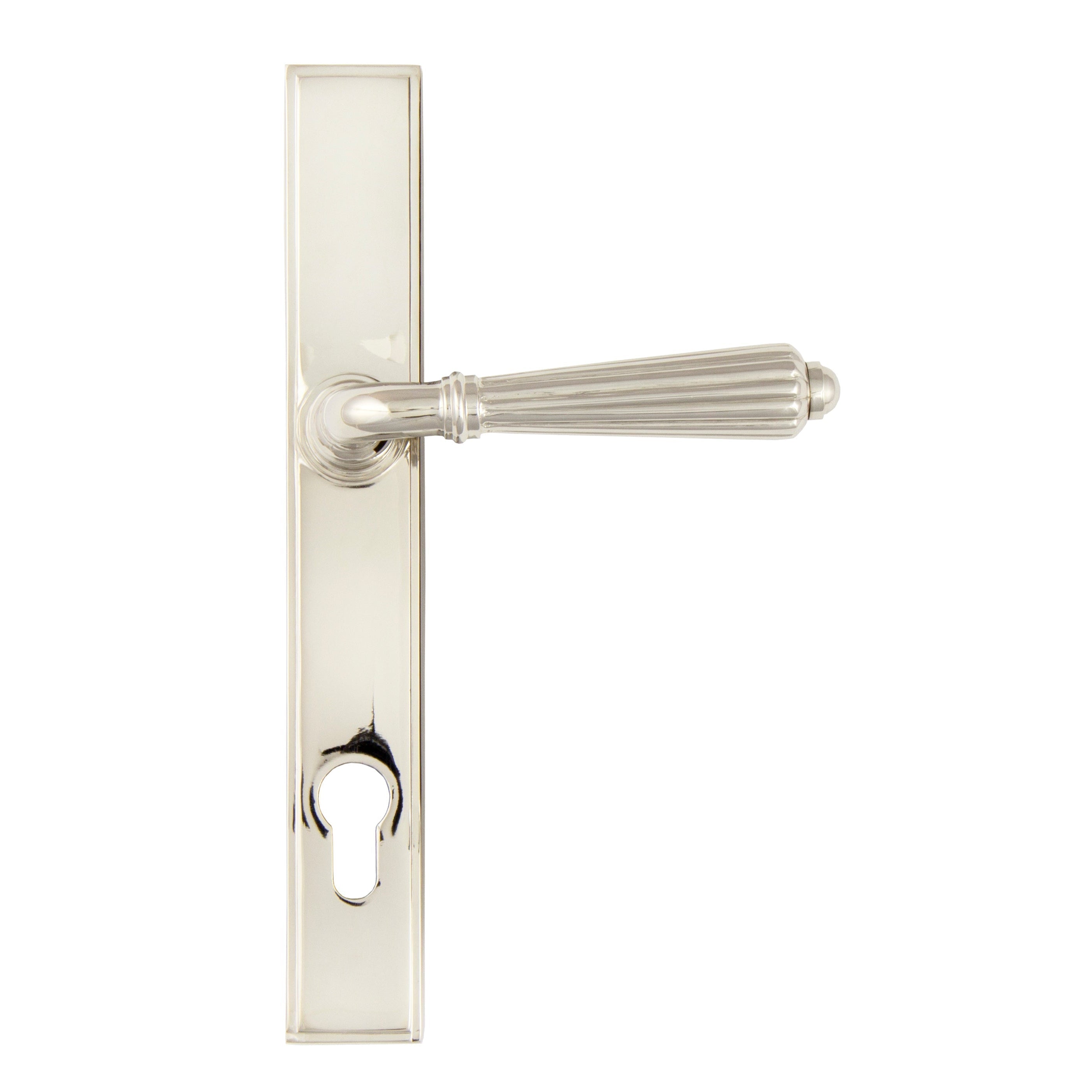 Polished Nickel Hinton Slimline Lever Espag. Lock Set | From The Anvil-Espagnolette-Yester Home