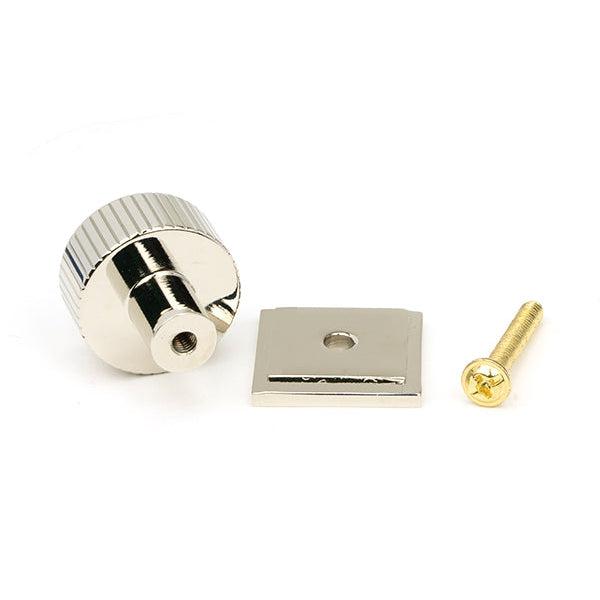 Polished Nickel Judd Cabinet Knob - 25mm (Plain) | From The Anvil-Cabinet Knobs-Yester Home