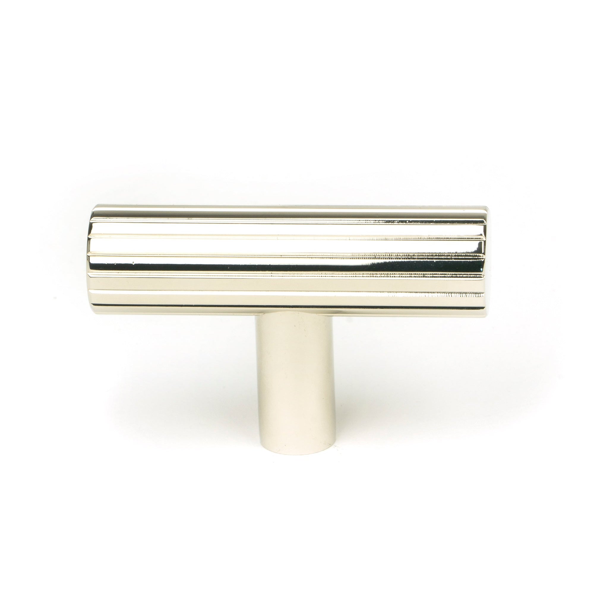 Polished Nickel Judd T-Bar | From The Anvil-Cabinet Knobs-Yester Home