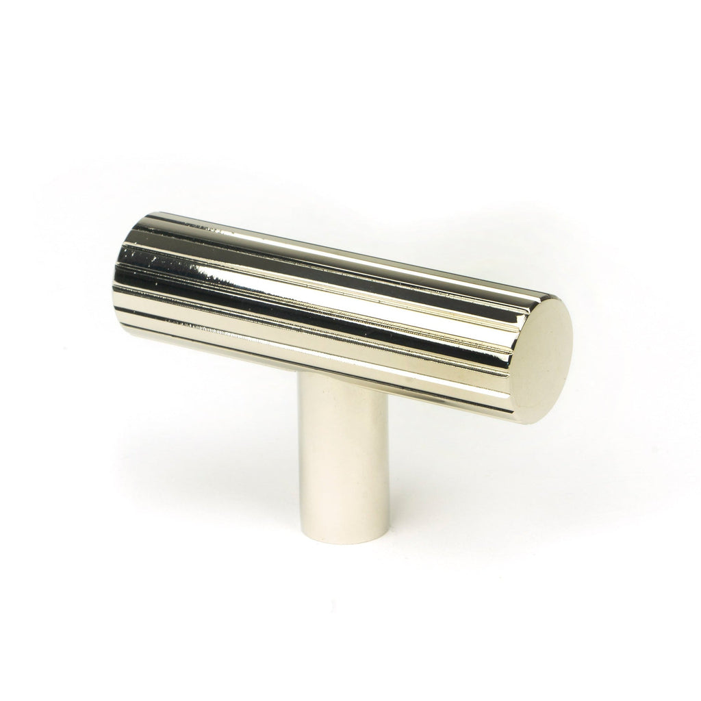Polished Nickel Judd T-Bar | From The Anvil-Cabinet Knobs-Yester Home