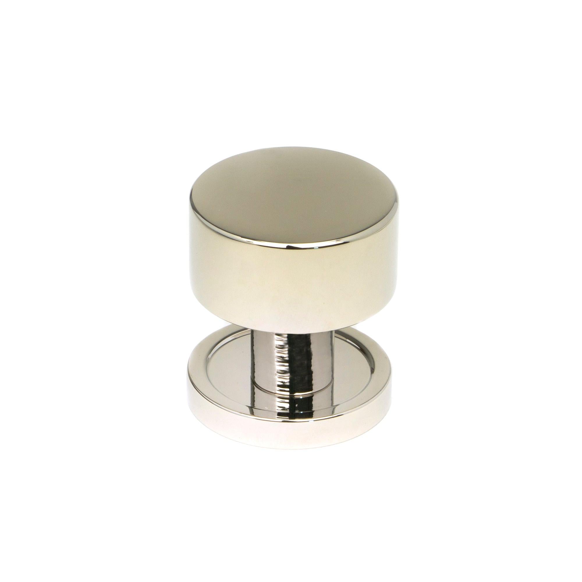Polished Nickel Kelso Cabinet Knob - 25mm (Plain) | From The Anvil - Cabinet Knobs - From The Anvil - Yester Home