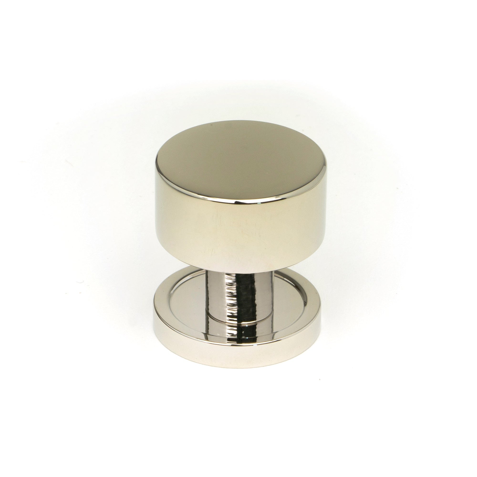 Polished Nickel Kelso Cabinet Knob - 25mm (Plain) | From The Anvil-Cabinet Knobs-Yester Home