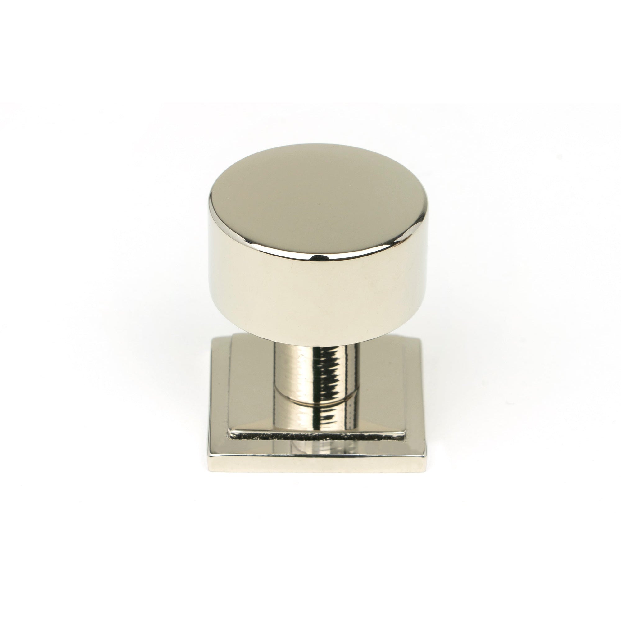 Polished Nickel Kelso Cabinet Knob - 25mm (Square) | From The Anvil-Cabinet Knobs-Yester Home