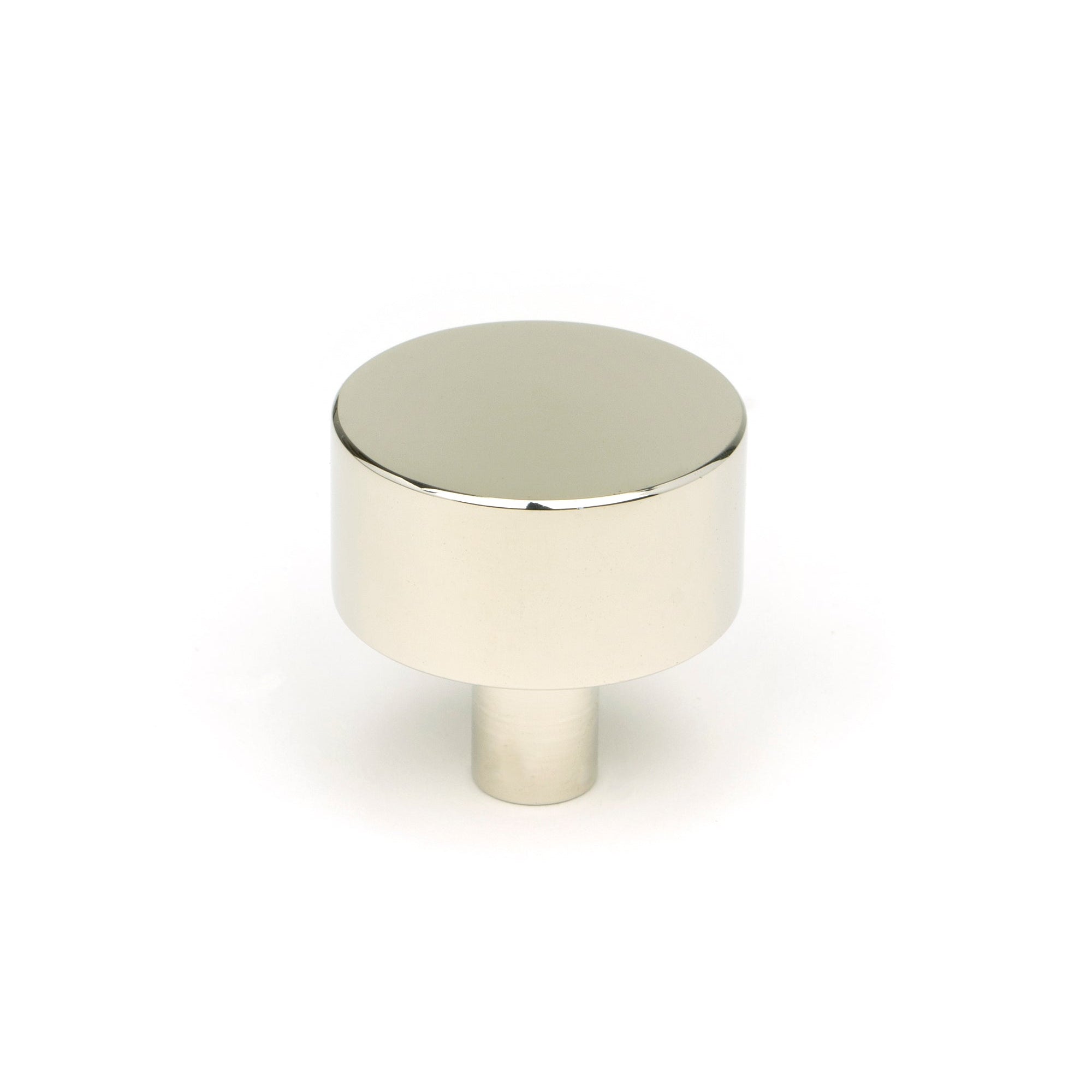 Polished Nickel Kelso Cabinet Knob - 32mm (No Rose) | From The Anvil-Cabinet Knobs-Yester Home