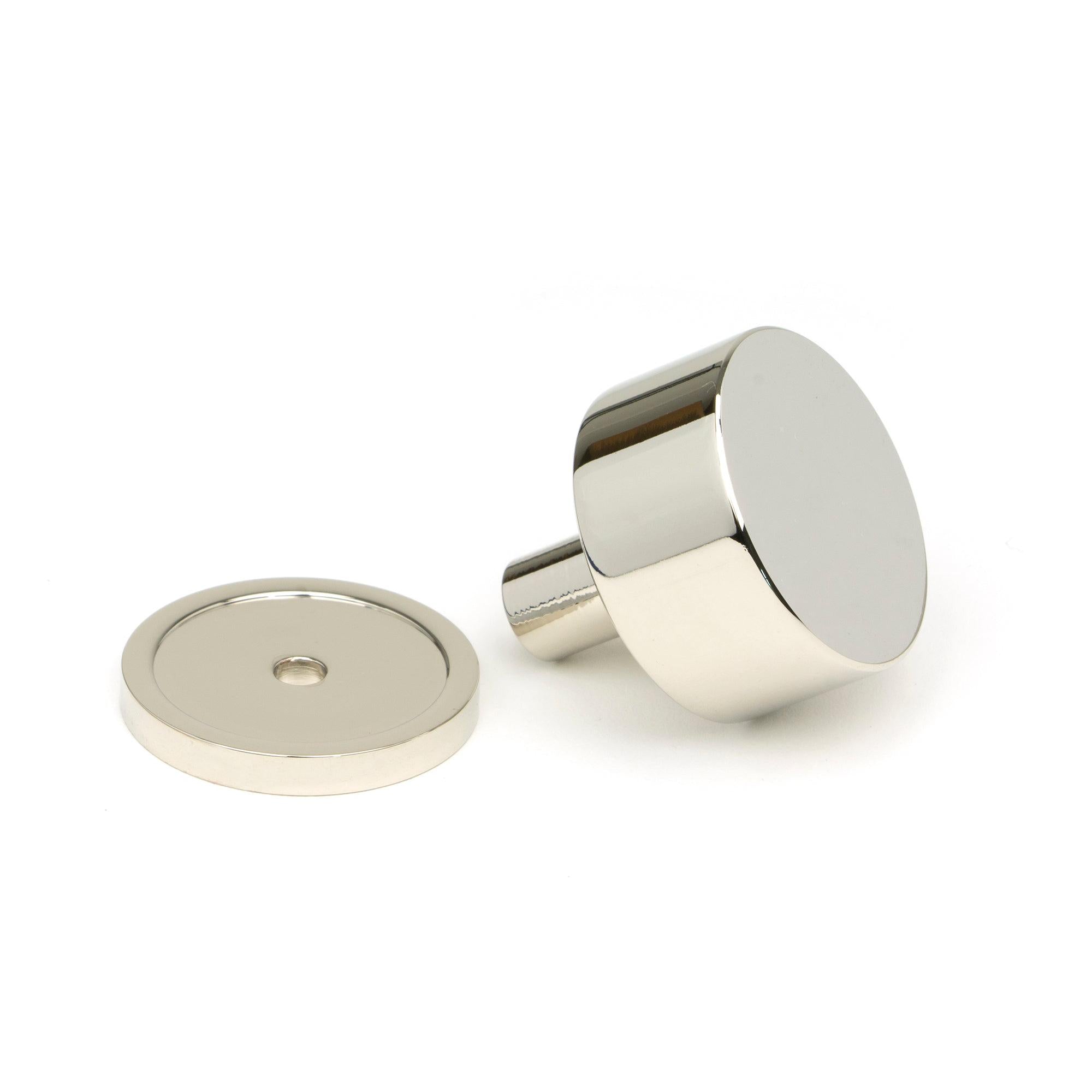 Polished Nickel Kelso Cabinet Knob - 32mm (Plain) | From The Anvil - Cabinet Knobs - From The Anvil - Yester Home