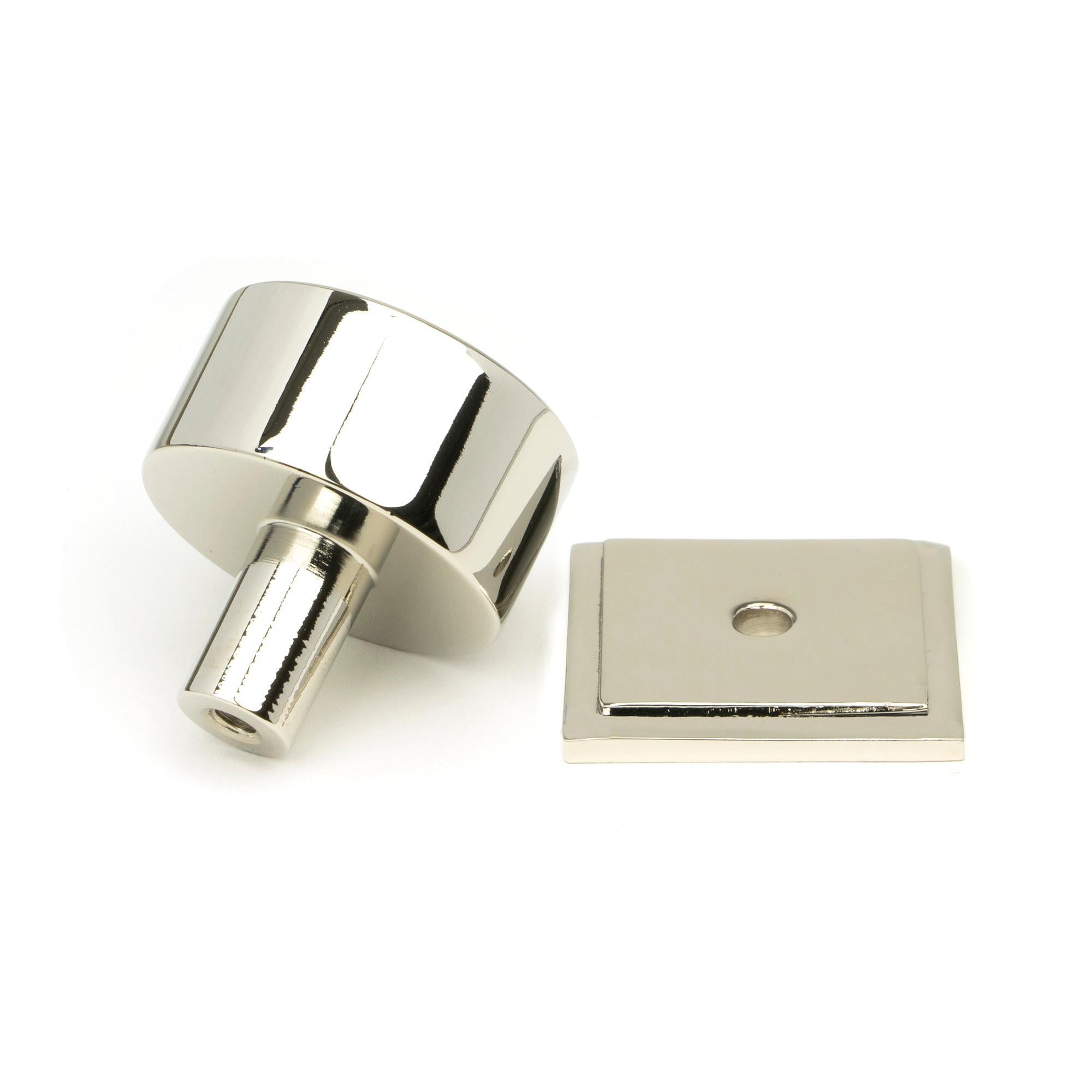 Polished Nickel Kelso Cabinet Knob - 32mm (Square) | From The Anvil - Cabinet Knobs - From The Anvil - Yester Home