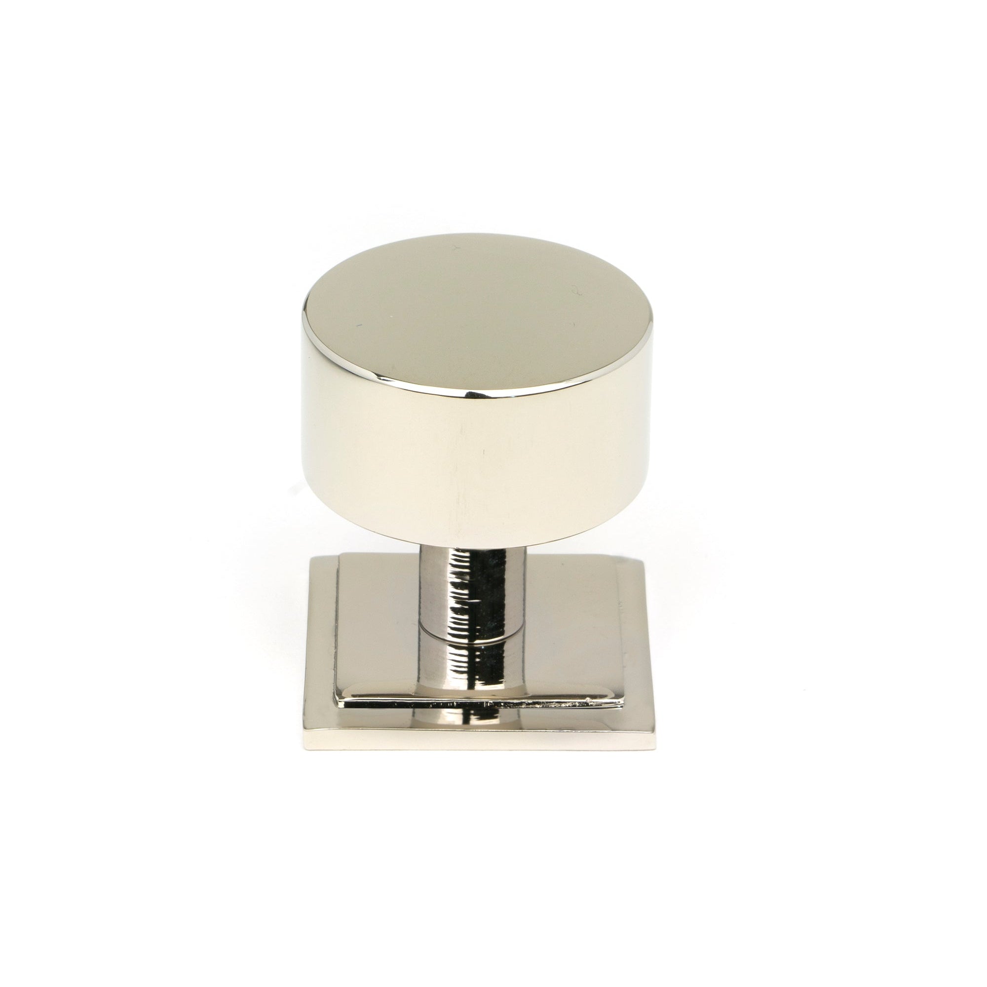 Polished Nickel Kelso Cabinet Knob - 32mm (Square) | From The Anvil-Cabinet Knobs-Yester Home