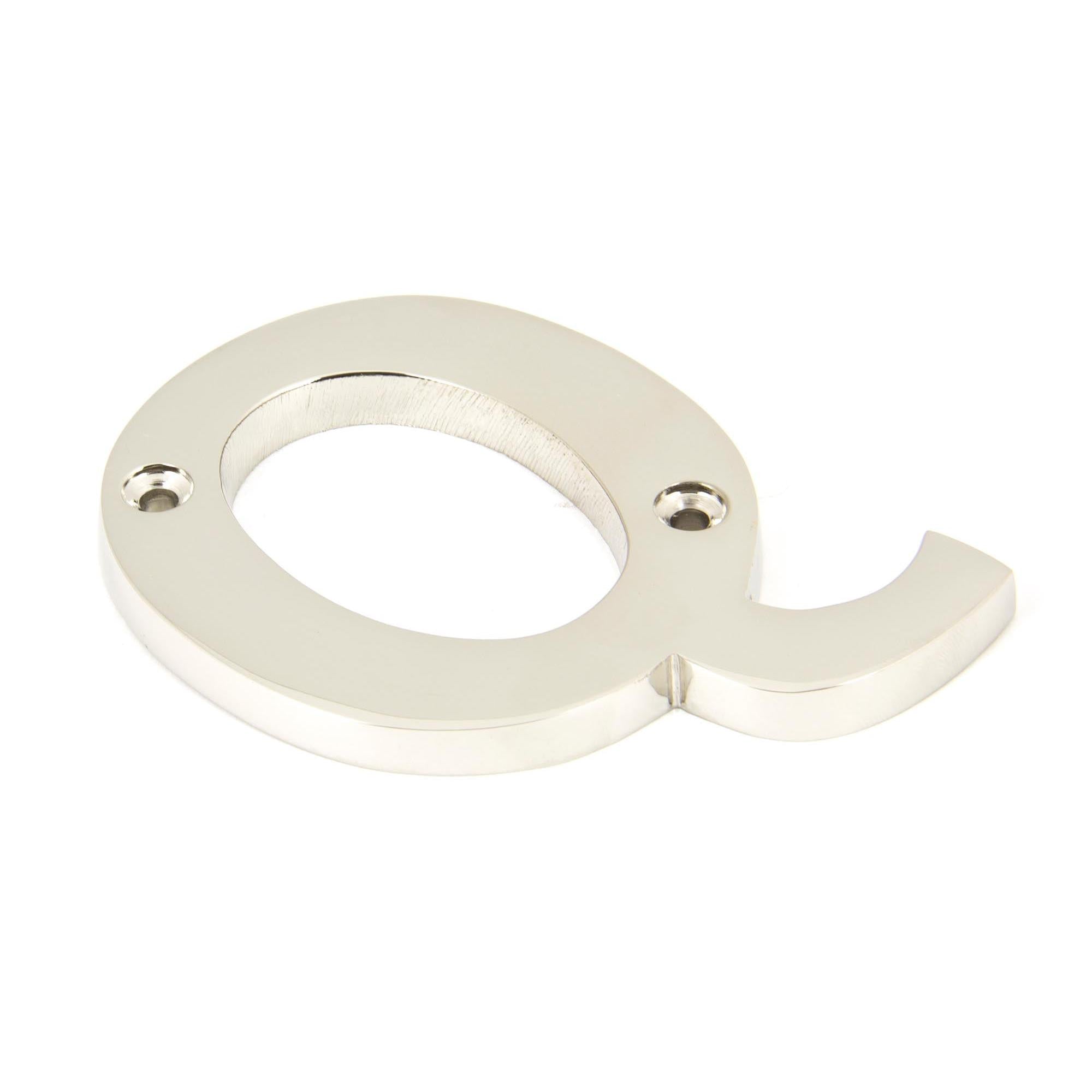 Polished Nickel Letter Q | From The Anvil - Letters - From The Anvil - Yester Home