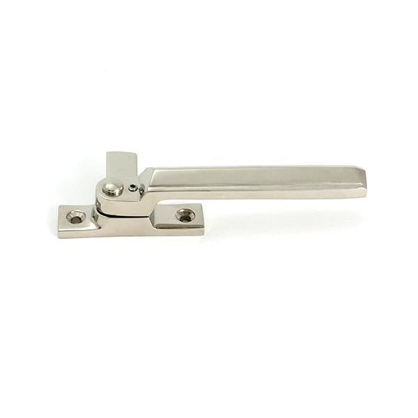 Polished Nickel Locking Art Deco Fastener - LH - Locking Fasteners - From The Anvil - Yester Home