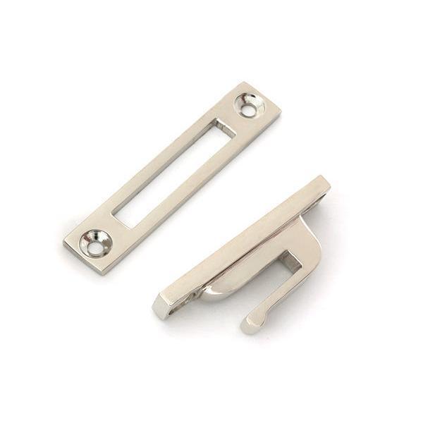 Polished Nickel Locking Brompton Fastener – LH - Locking Fasteners - From The Anvil - Yester Home