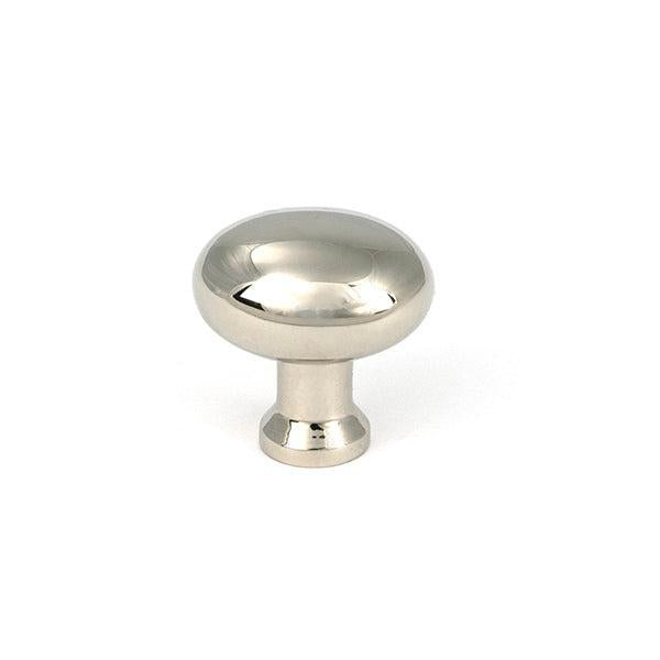 Polished Nickel Moore Cabinet Knob - 25mm - Cabinet Knobs - From The Anvil - Yester Home