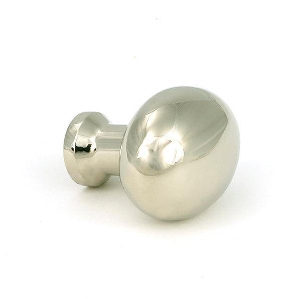 Polished Nickel Moore Cabinet Knob - 32mm - Cabinet Knobs - From The Anvil - Yester Home