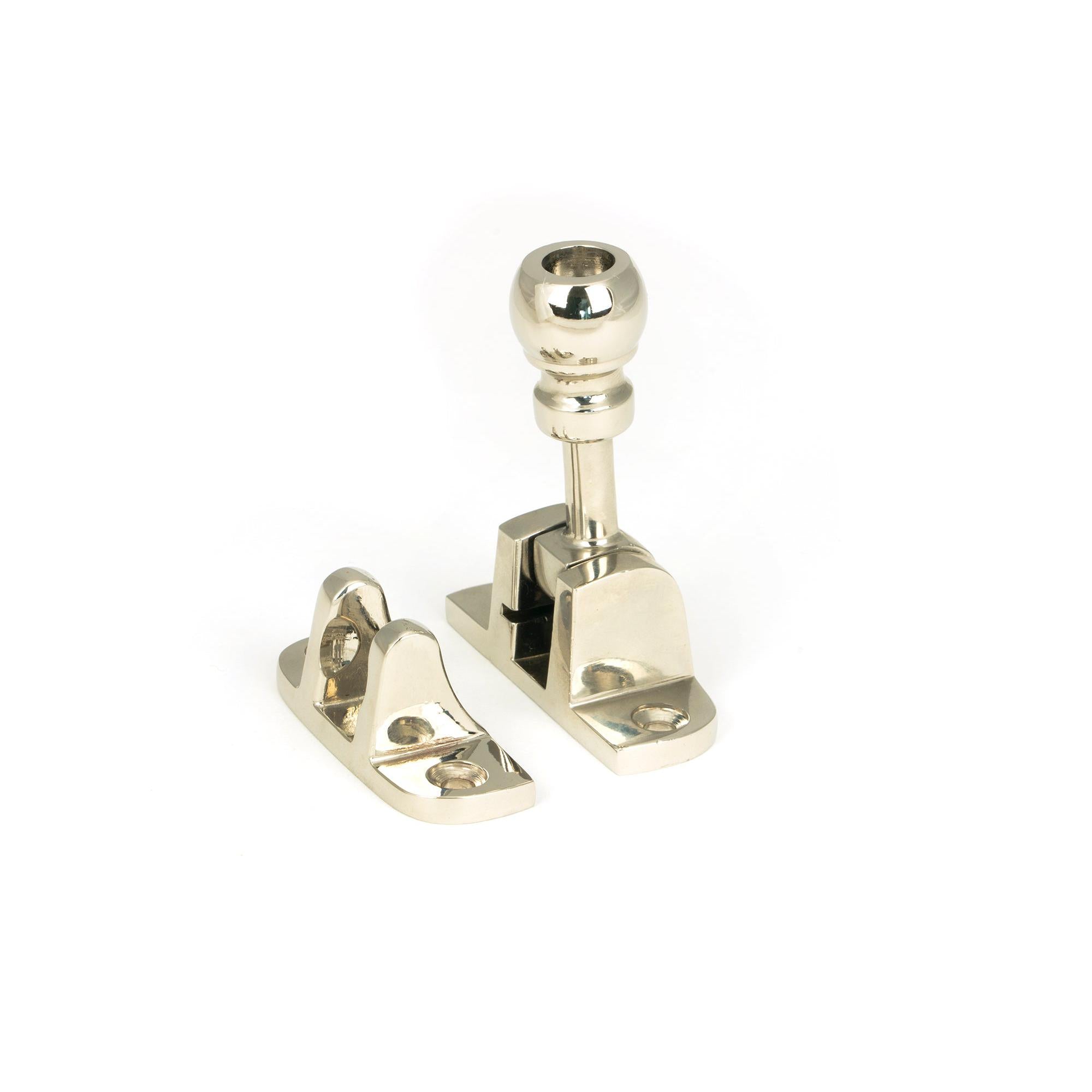 Polished Nickel Mushroom Brighton Fastener (Radiused) | From The Anvil - Fasteners - From The Anvil - Yester Home