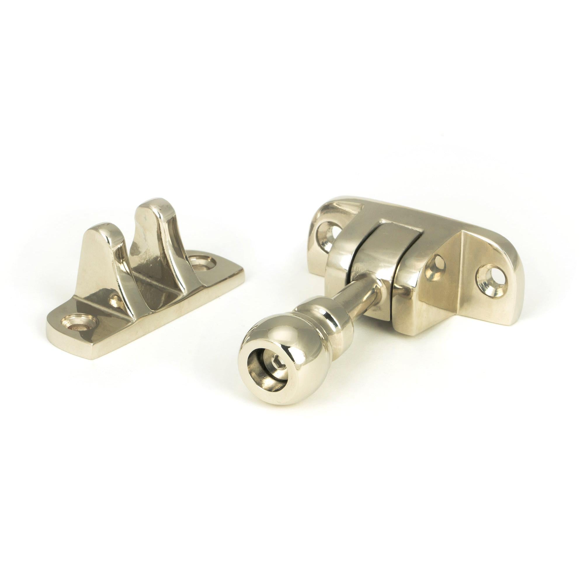 Polished Nickel Mushroom Brighton Fastener (Radiused) | From The Anvil - Fasteners - From The Anvil - Yester Home