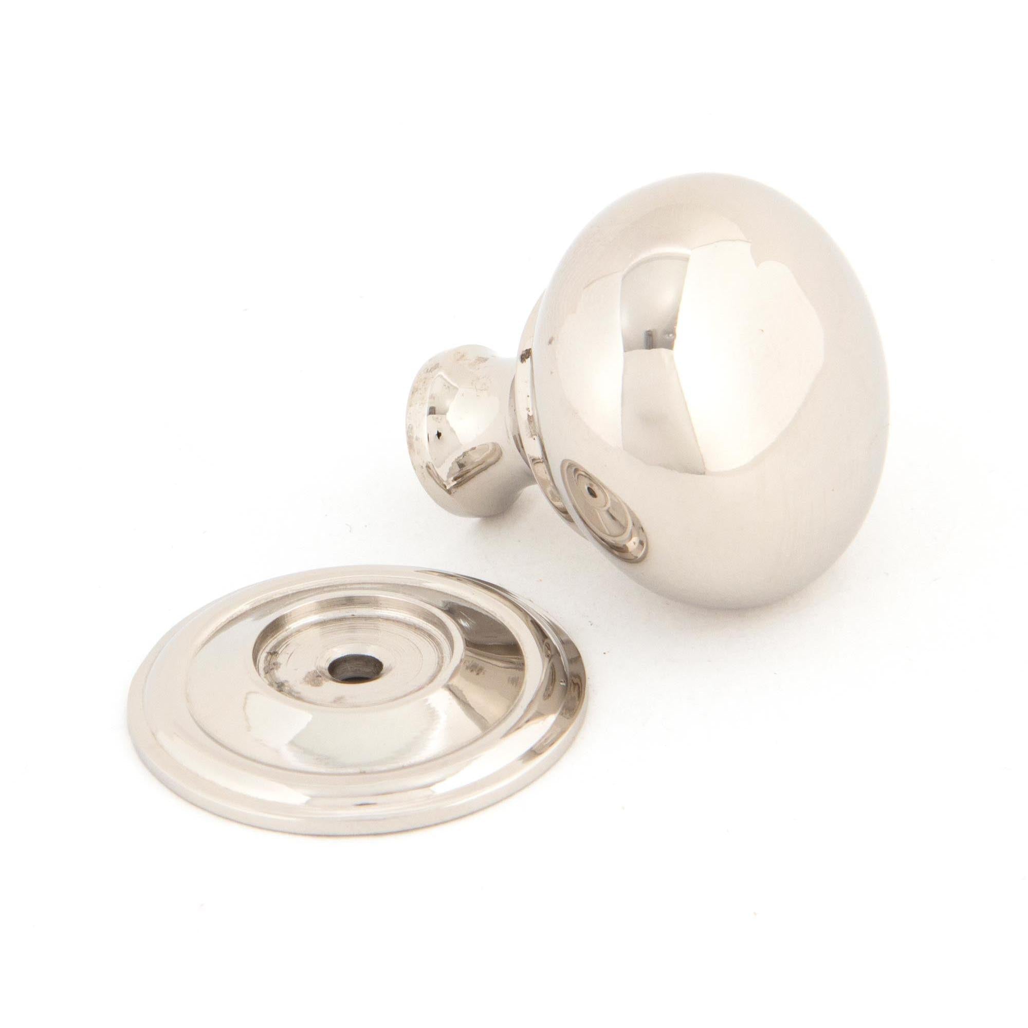 Polished Nickel Mushroom Cabinet Knob 32mm | From The Anvil - Cabinet Knobs - From The Anvil - Yester Home