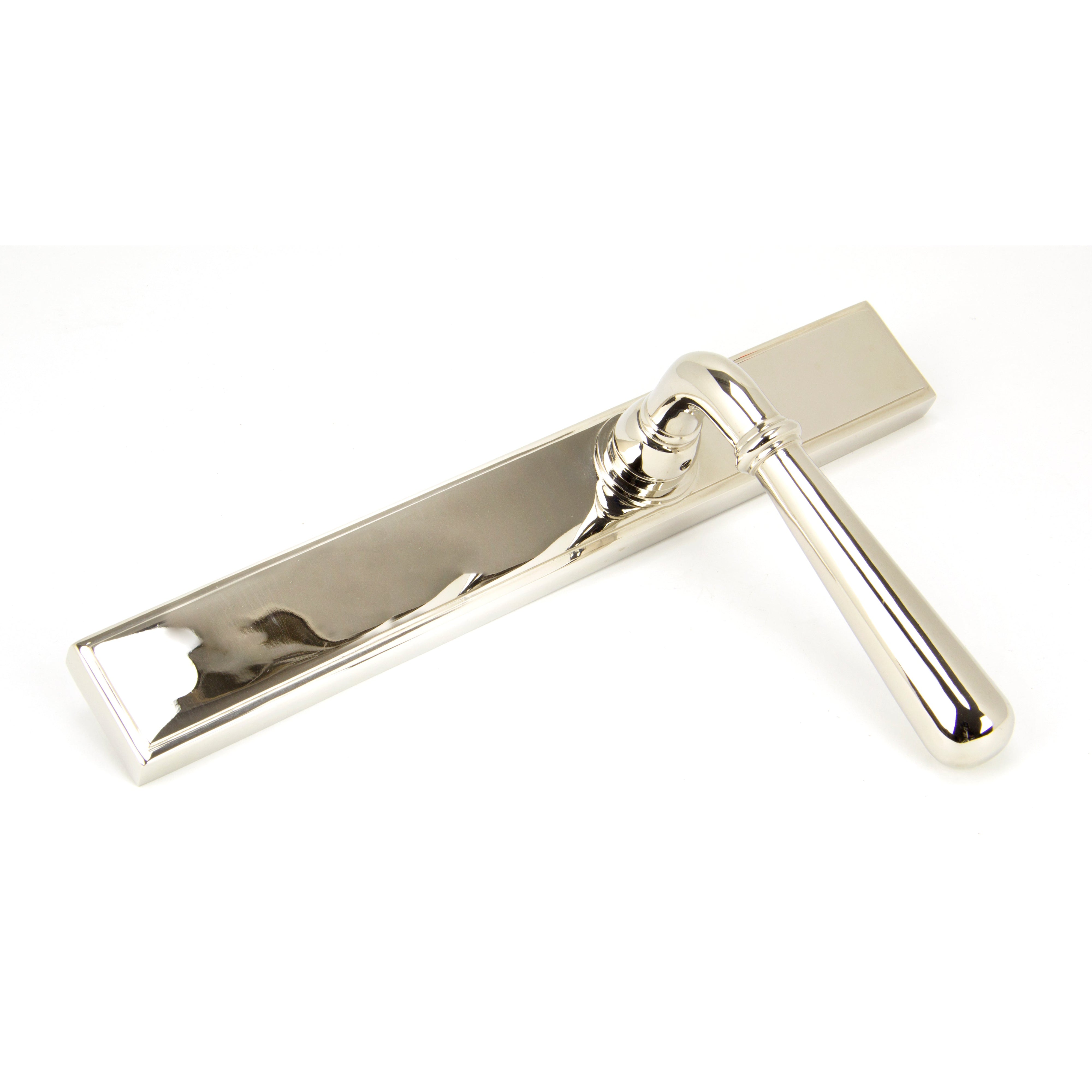 Polished Nickel Newbury Slimline Lever Latch Set | From The Anvil-Espagnolette-Yester Home