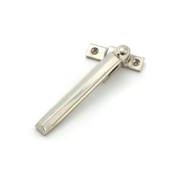 Polished Nickel Night-Vent Locking Art Deco Fastener - Night-Vent Fasteners - From The Anvil - Yester Home