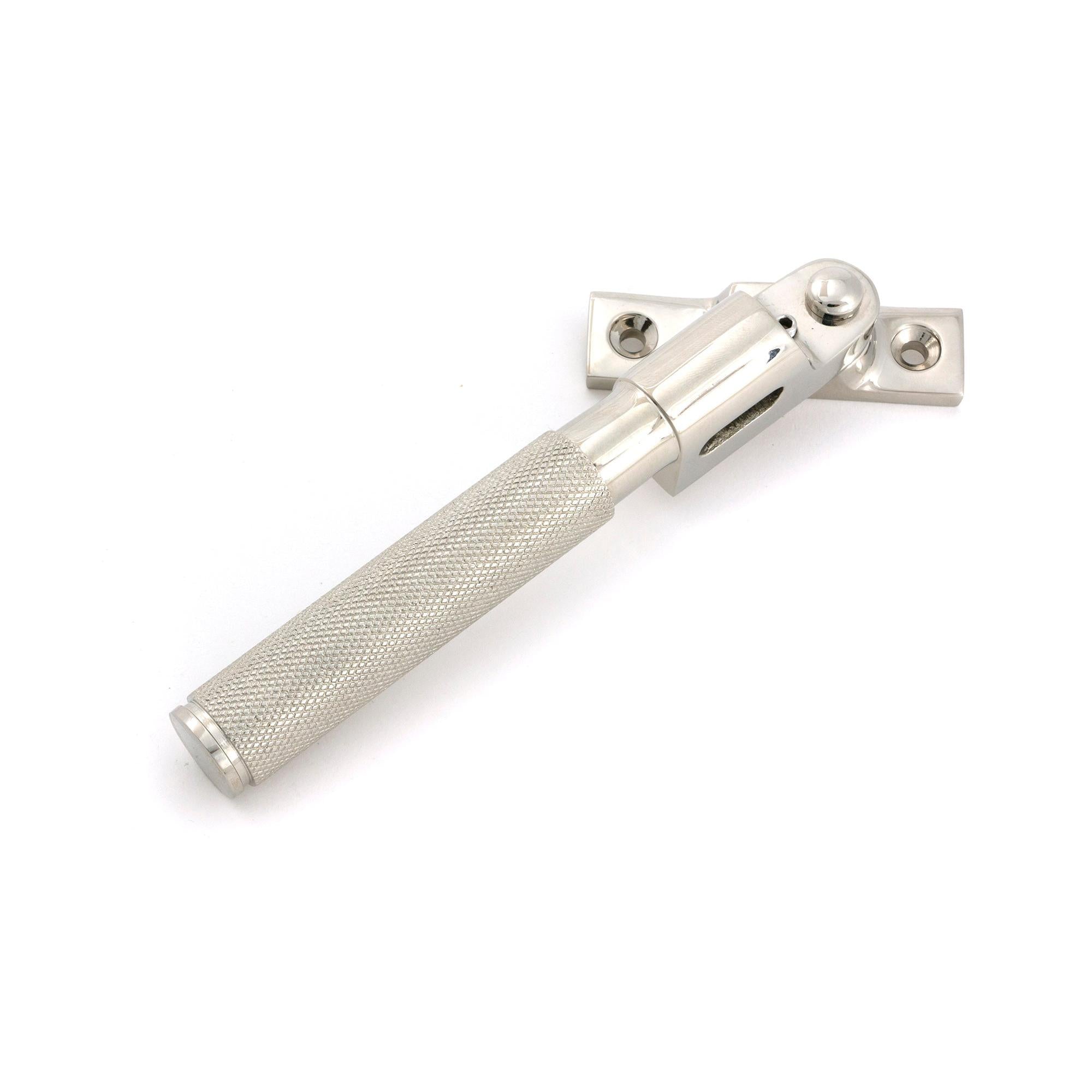Polished Nickel Night-Vent Locking Brompton Fastener - Night-Vent Fasteners - From The Anvil - Yester Home