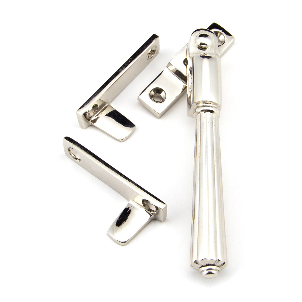 Polished Nickel Night-Vent Locking Hinton Fastener | From The Anvil-Night-Vent Fasteners-Yester Home
