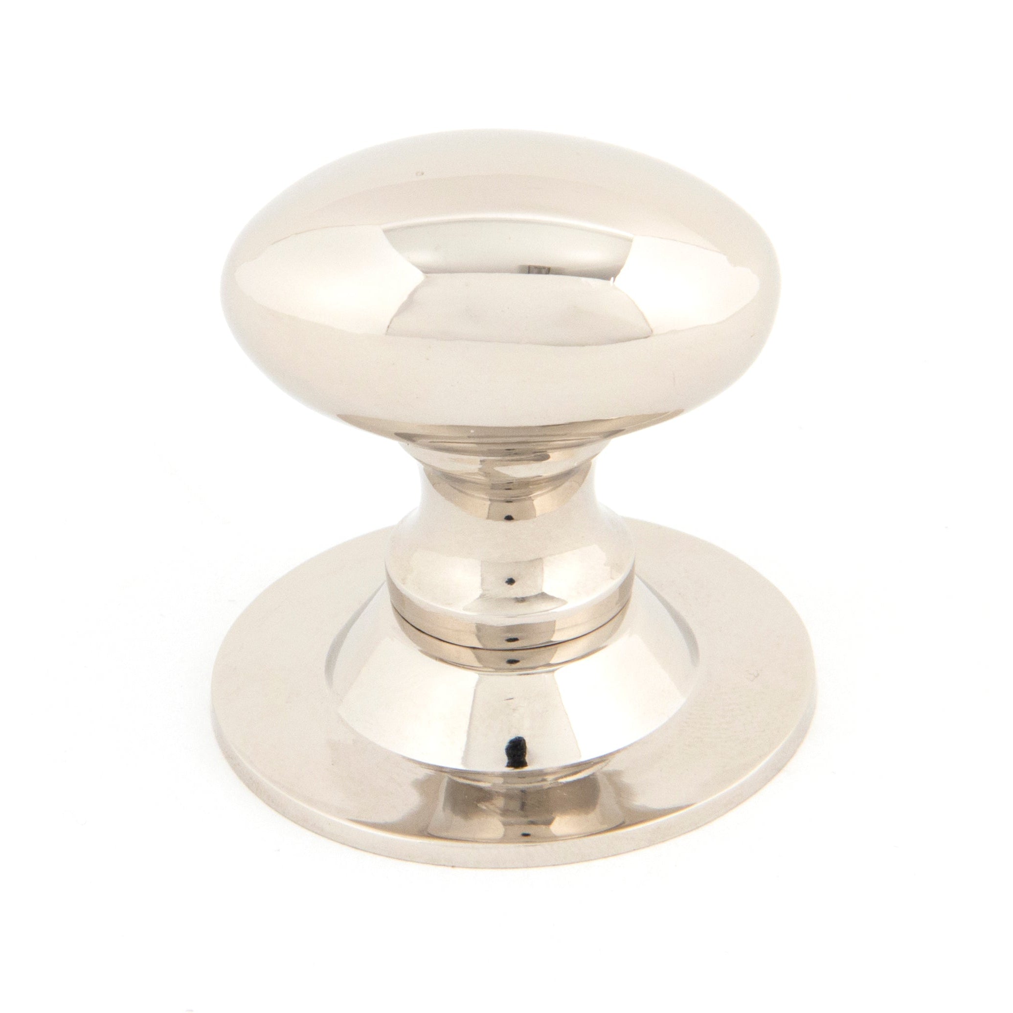 Polished Nickel Oval Cabinet Knob 33mm | From The Anvil-Cabinet Knobs-Yester Home