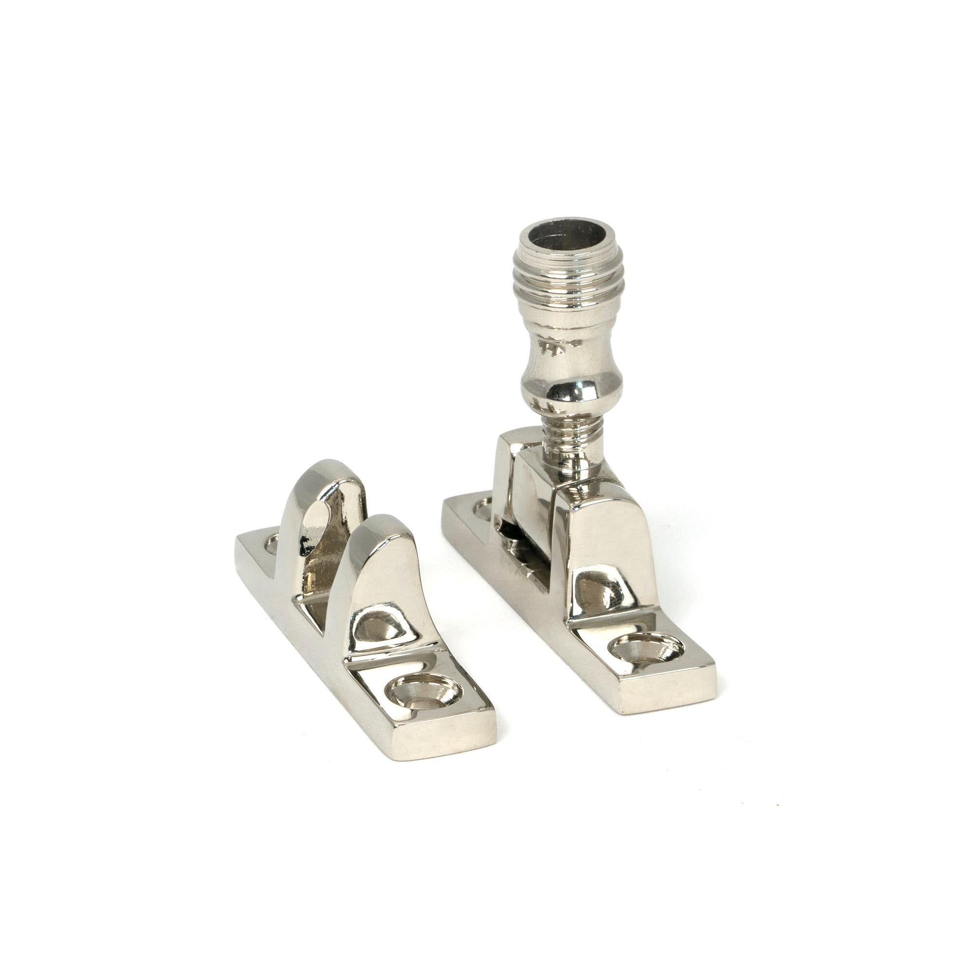 Polished Nickel Prestbury Brighton Fastener - Narrow (Square) | From The Anvil - Brighton Fasteners - From The Anvil - Yester Home
