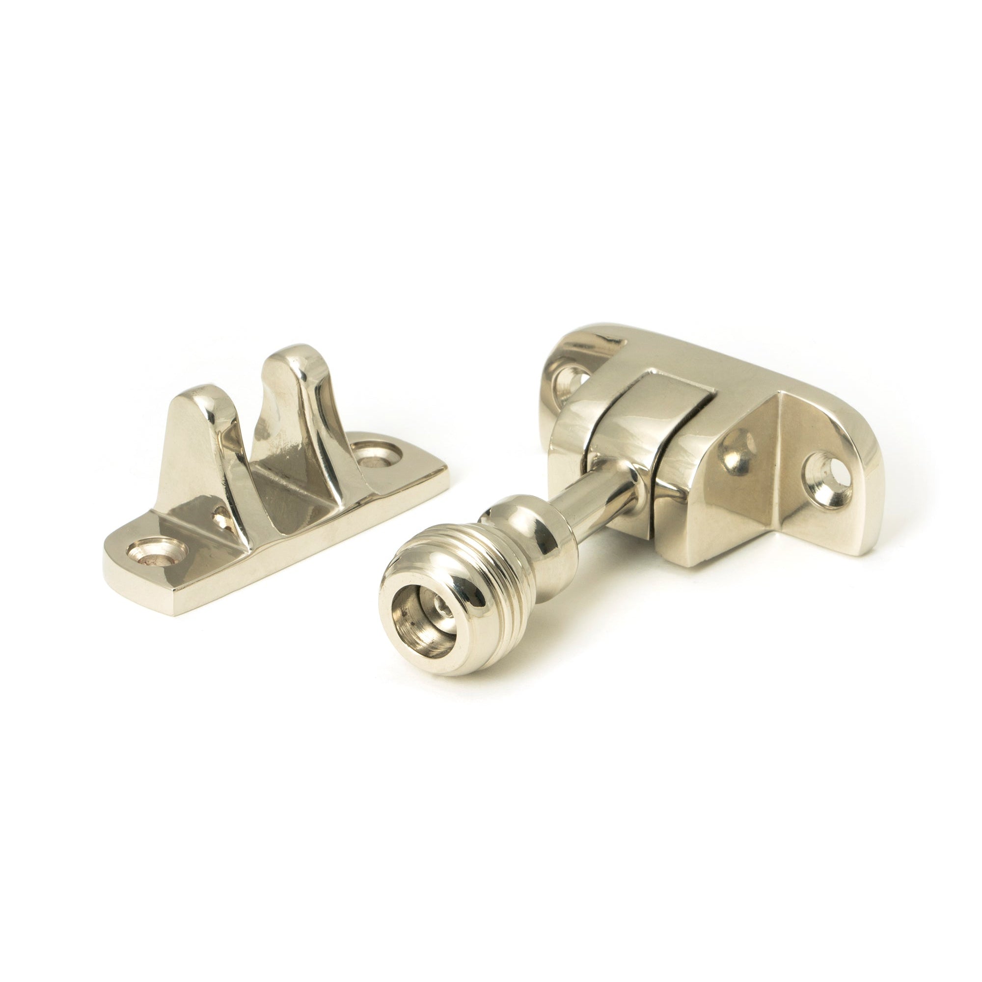 Polished Nickel Prestbury Brighton Fastener (Radiused) | From The Anvil-Fasteners-Yester Home