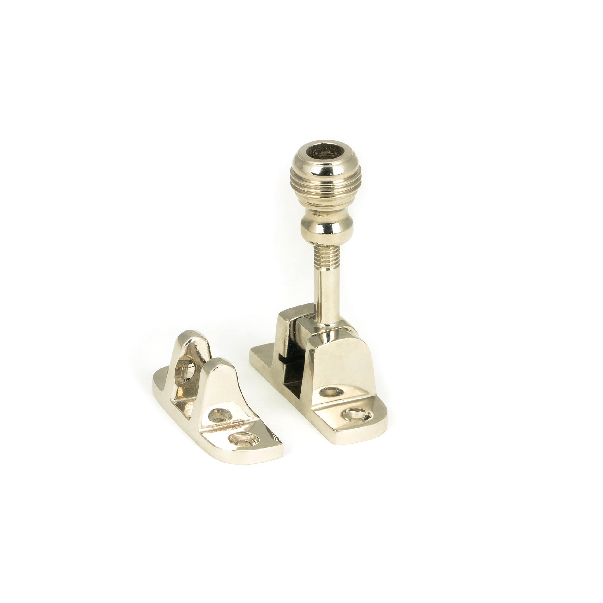 Polished Nickel Prestbury Brighton Fastener (Radiused) | From The Anvil-Fasteners-Yester Home