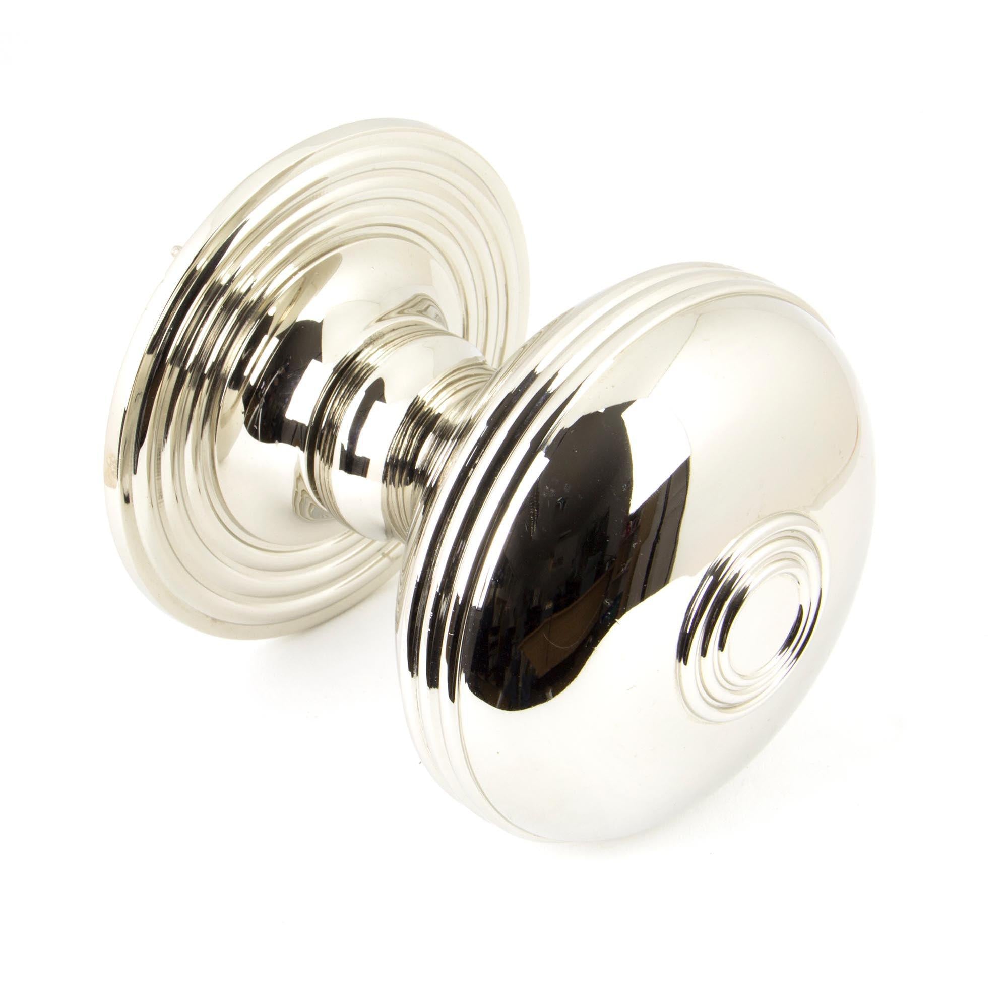 Polished Nickel Prestbury Centre Door Knob | From The Anvil - Centre Door Knobs - From The Anvil - Yester Home