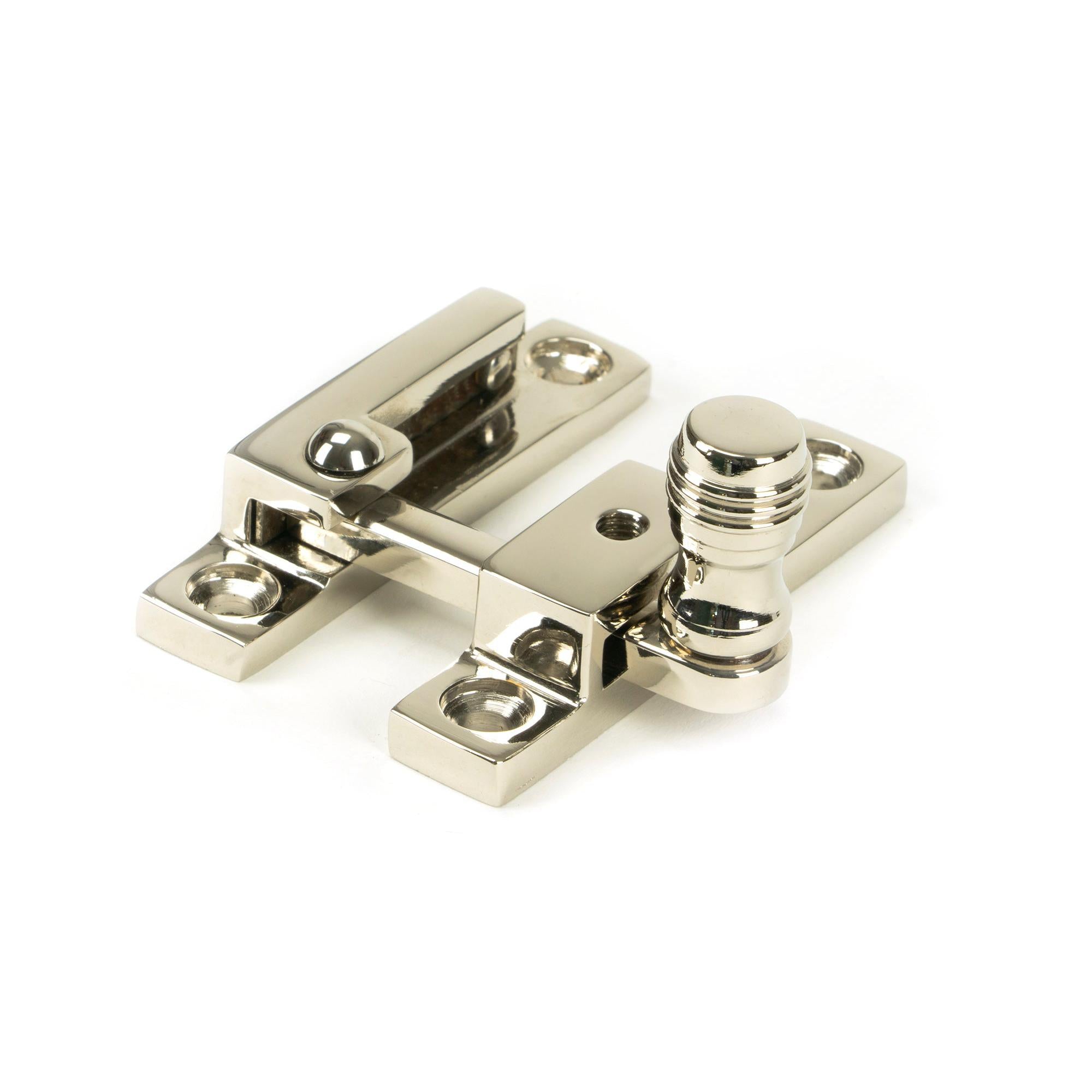 Polished Nickel Prestbury Quadrant Fastener - Narrow | From The Anvil - Quadrant Fasteners - From The Anvil - Yester Home