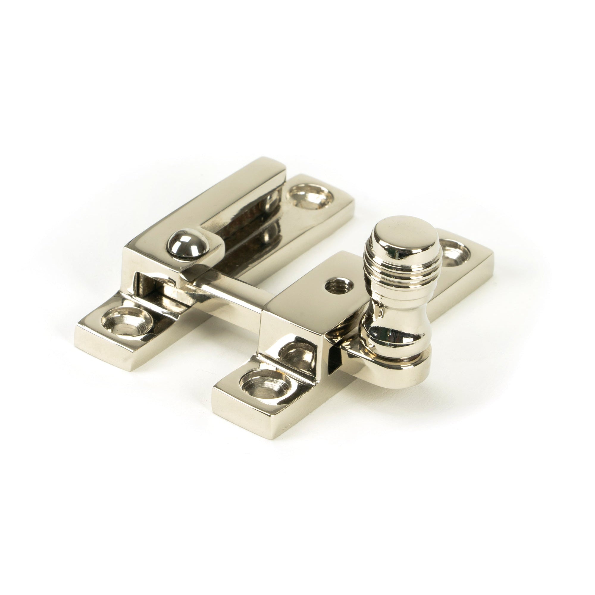 Polished Nickel Prestbury Quadrant Fastener - Narrow | From The Anvil-Quadrant Fasteners-Yester Home