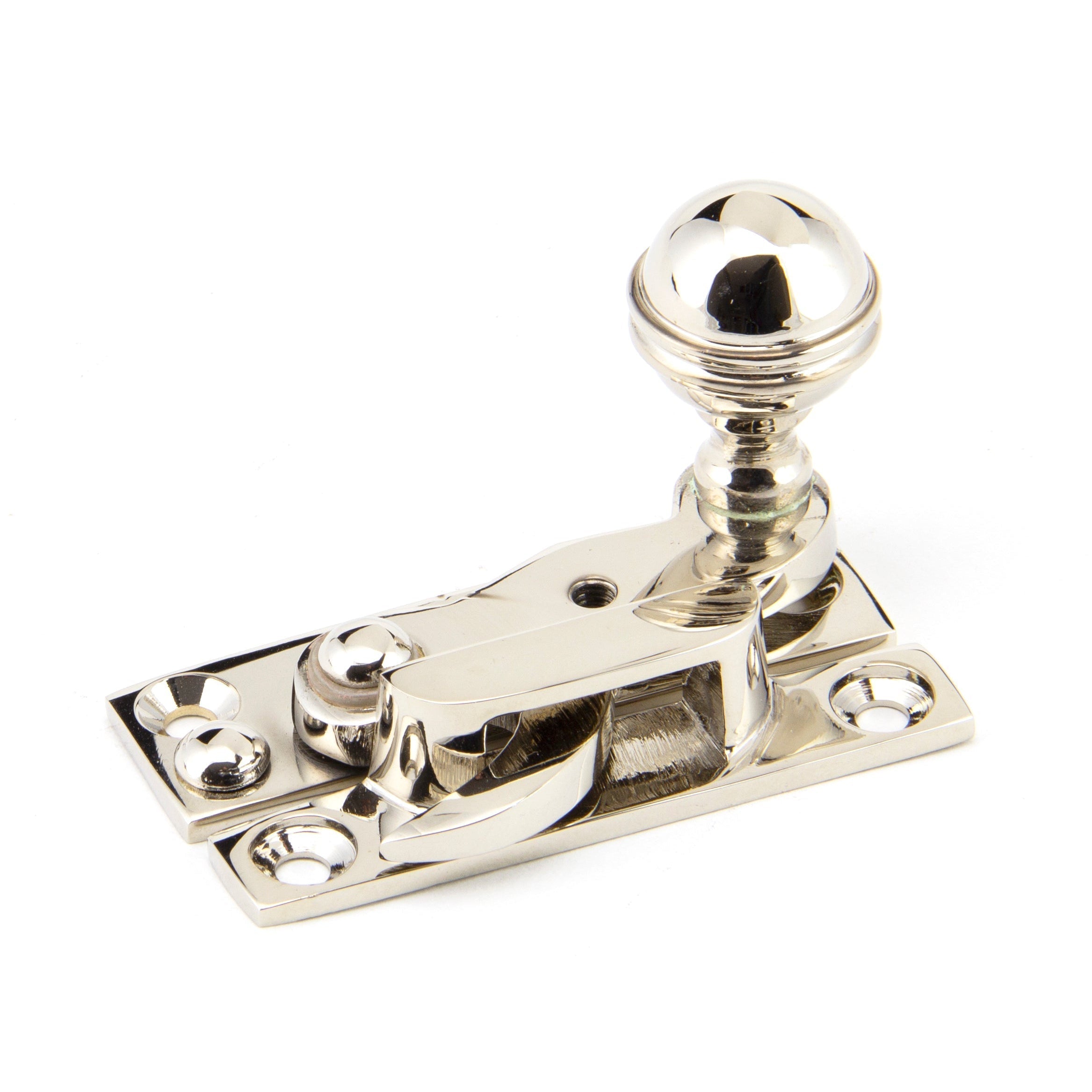 Polished Nickel Prestbury Sash Hook Fastener | From The Anvil-Sash Hook Fasteners-Yester Home