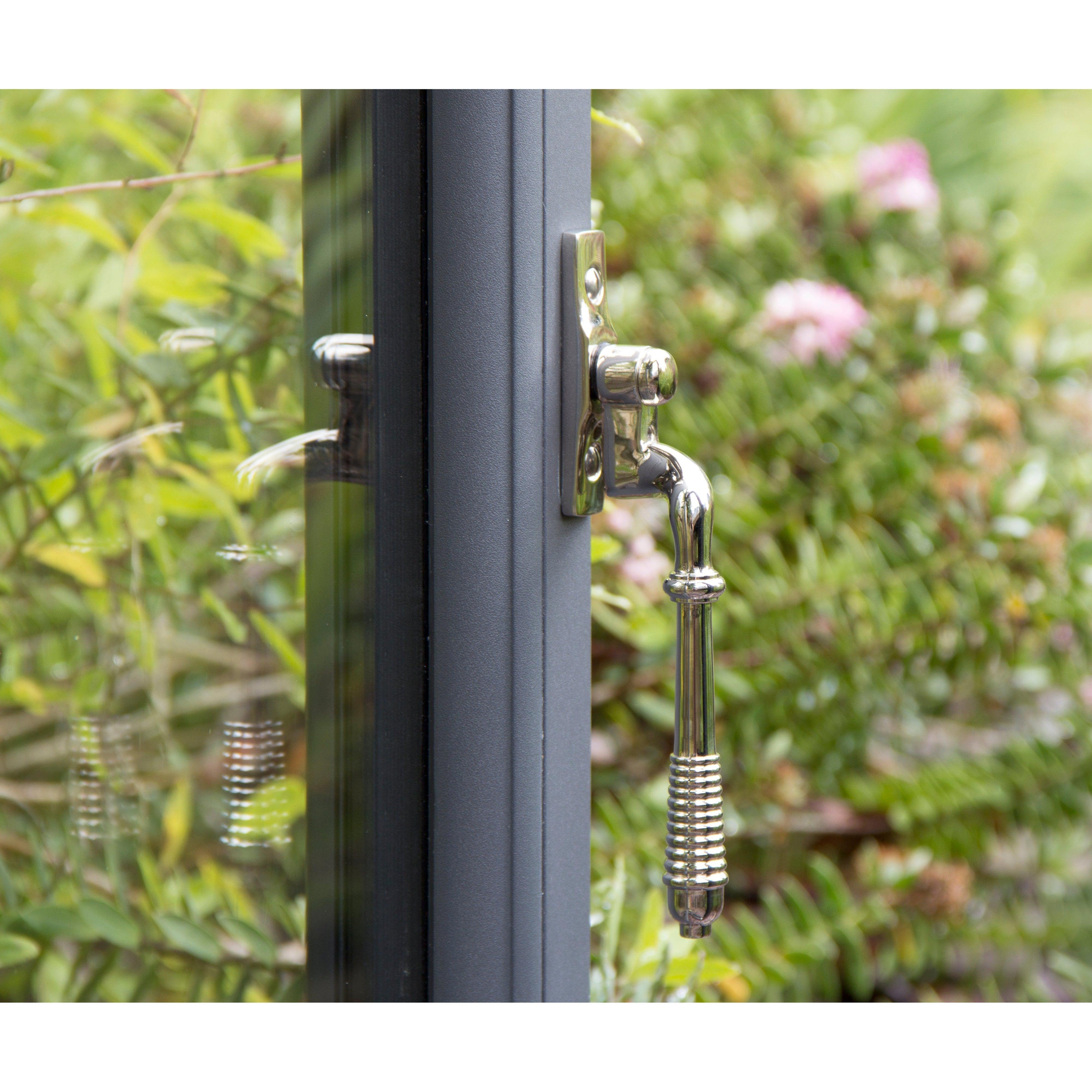 Polished Nickel Reeded Espag - LH | From The Anvil-Espag. Fasteners-Yester Home