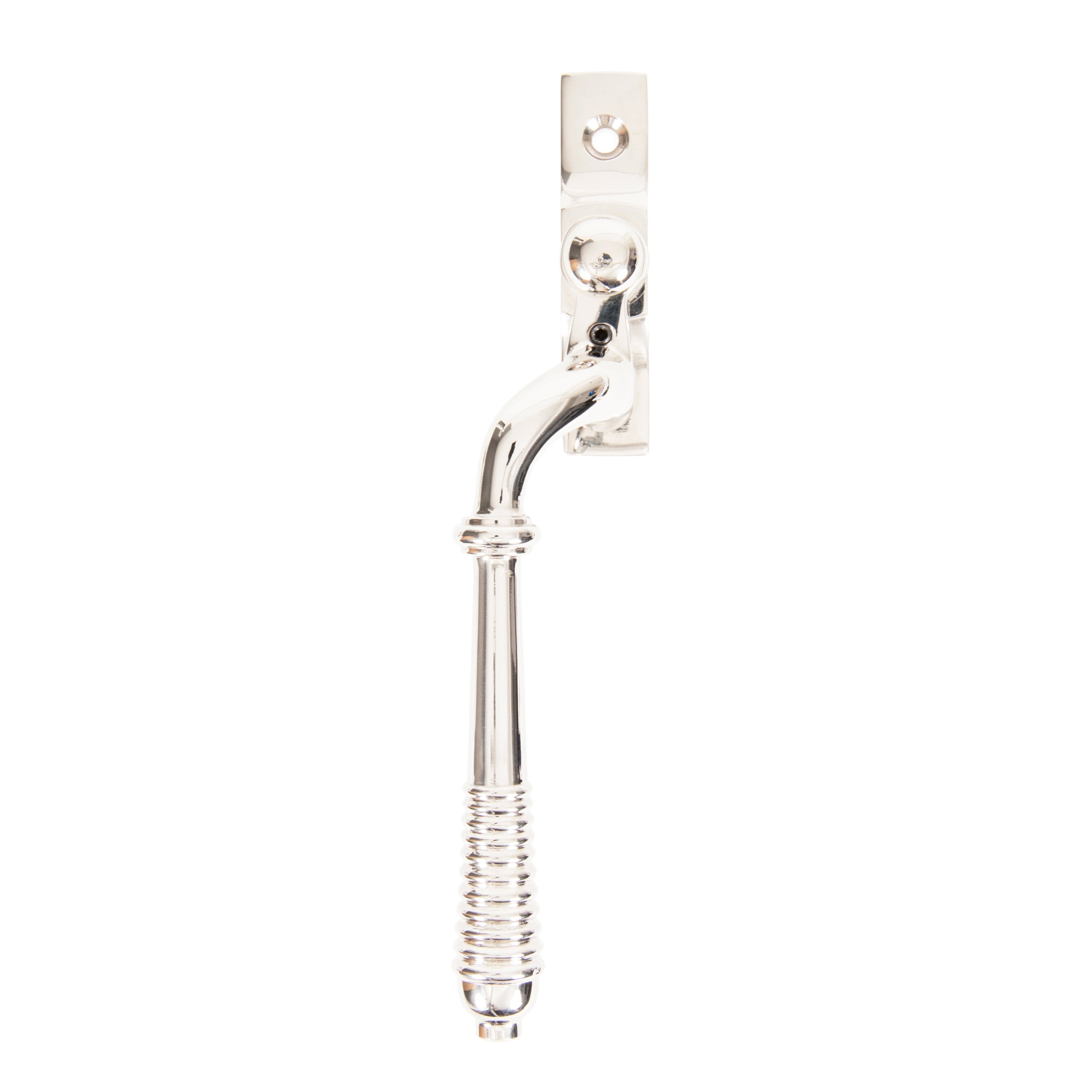 Polished Nickel Reeded Espag - LH | From The Anvil-Espag. Fasteners-Yester Home