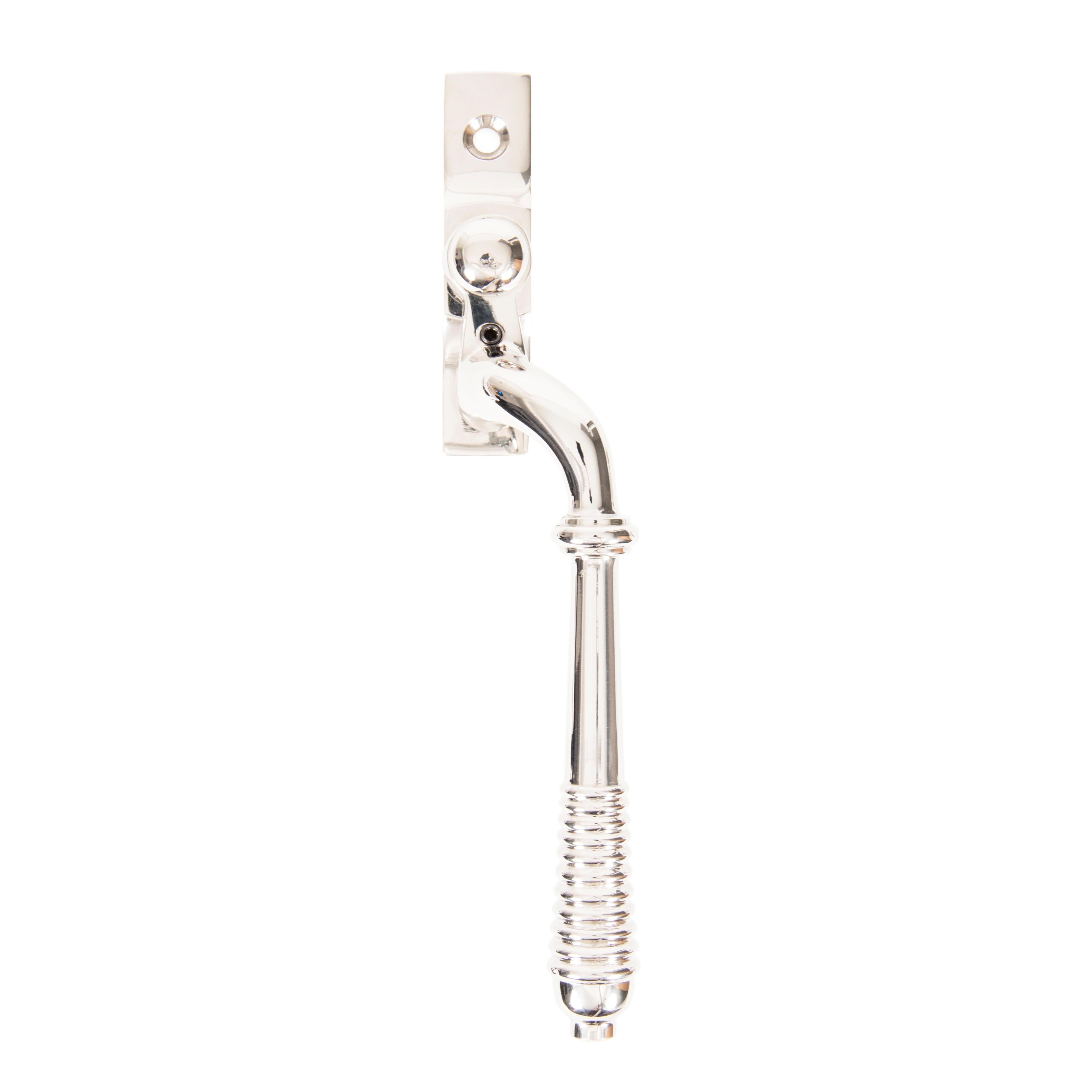 Polished Nickel Reeded Espag - RH | From The Anvil - Espag. Fasteners - From The Anvil - Yester Home