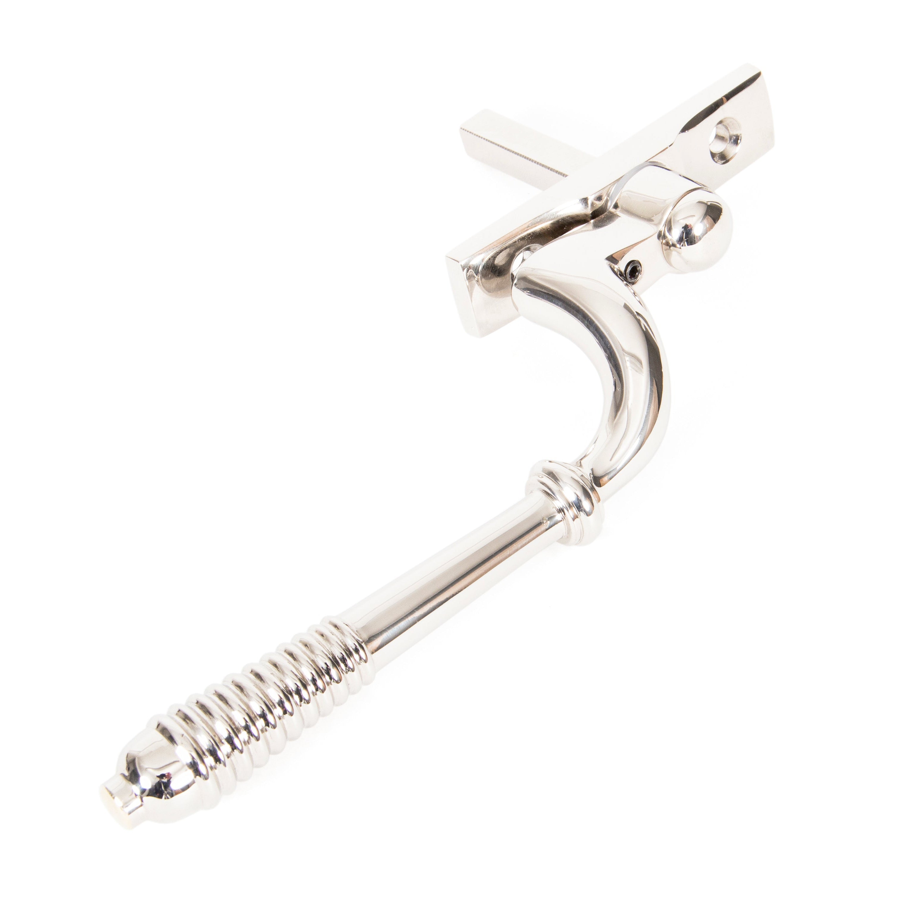 Polished Nickel Reeded Espag - RH | From The Anvil-Espag. Fasteners-Yester Home
