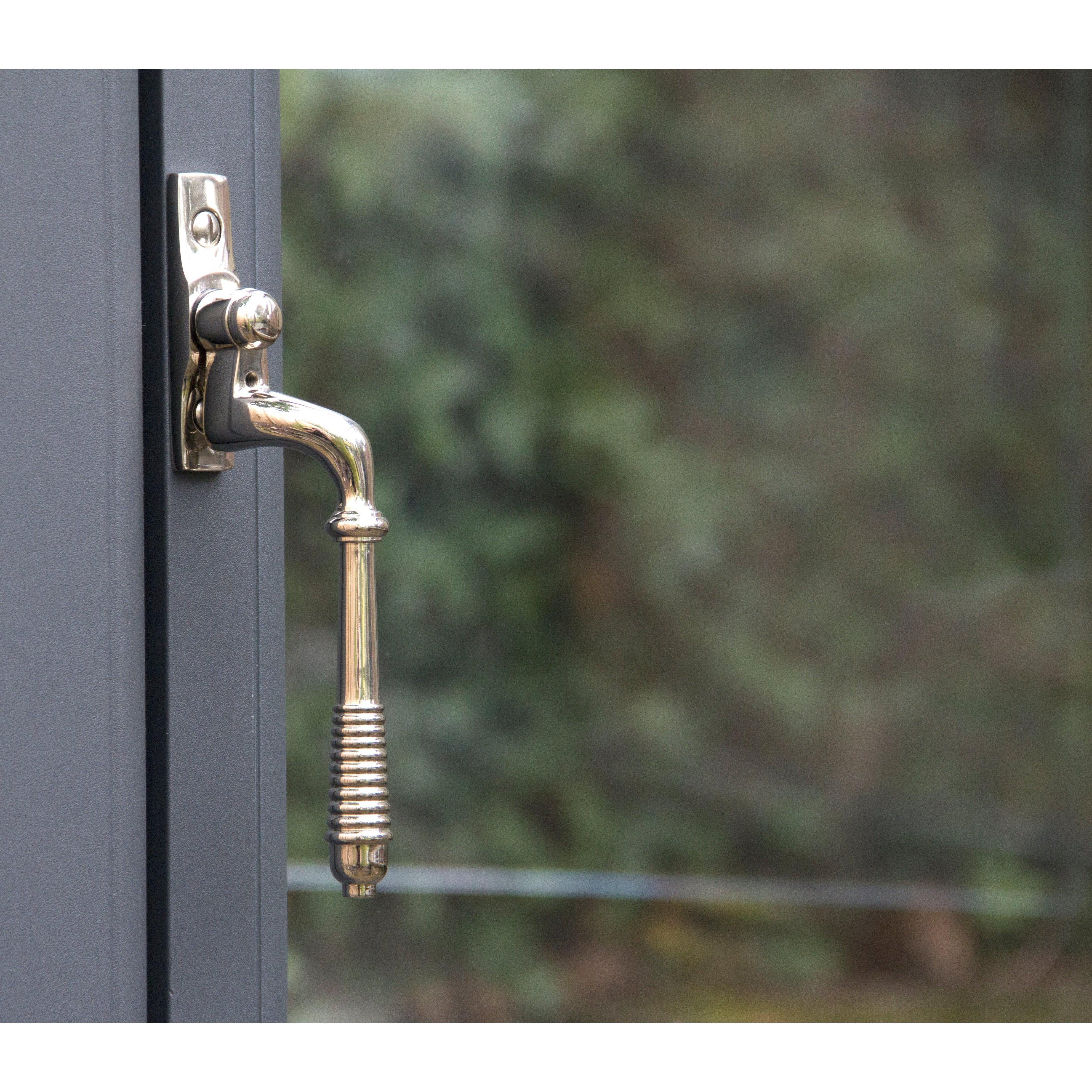Polished Nickel Reeded Espag - RH | From The Anvil-Espag. Fasteners-Yester Home