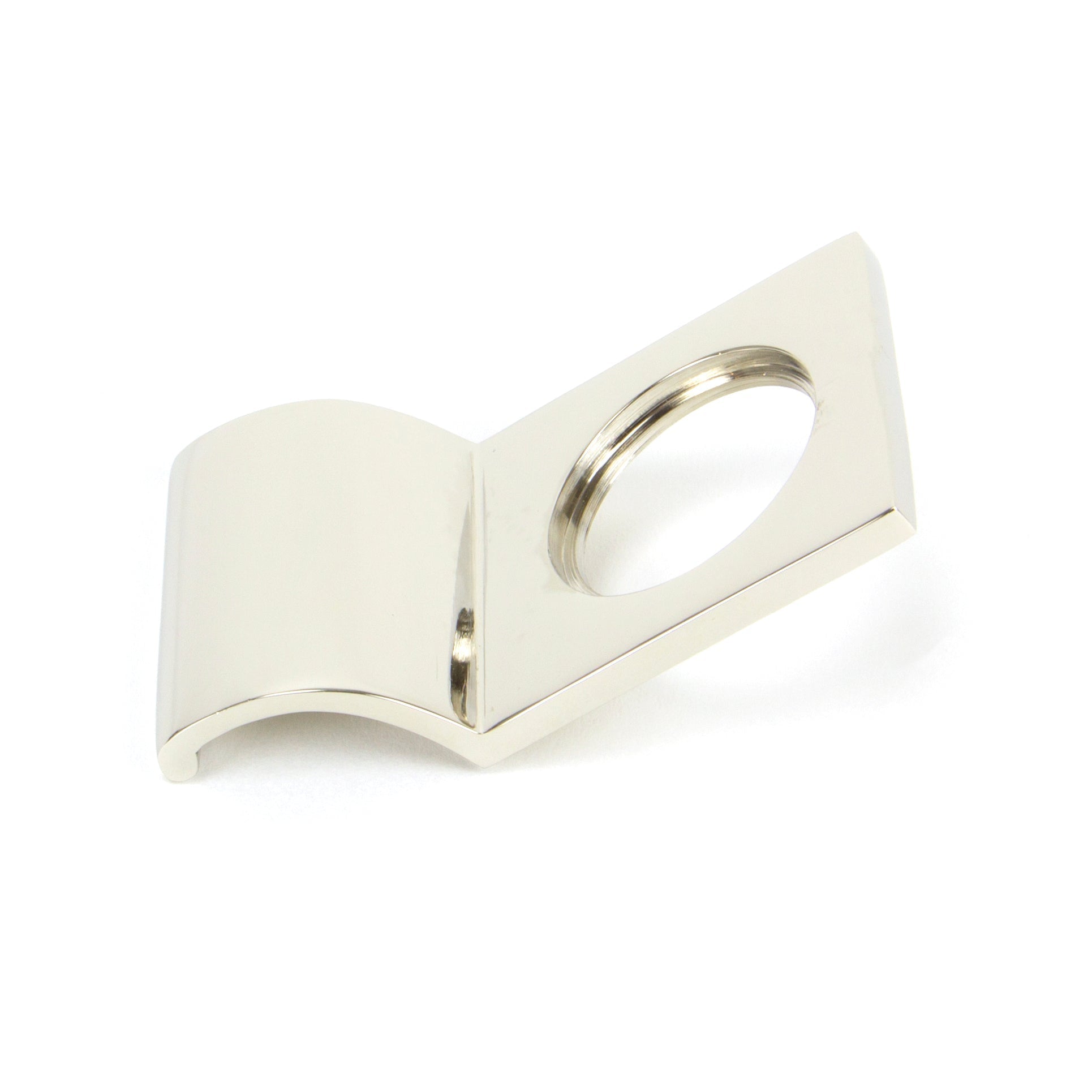Polished Nickel Rim Cylinder Pull | From The Anvil-Rim Cylinder Pulls-Yester Home