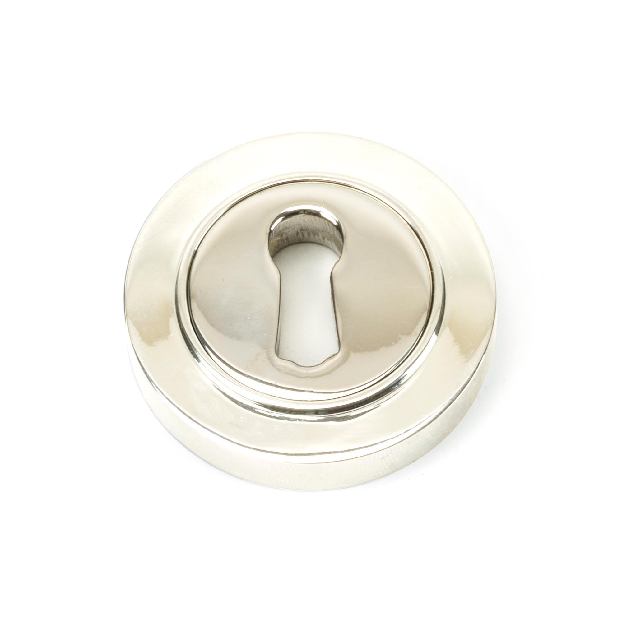 Polished Nickel Round Escutcheon (Plain) | From The Anvil - Escutcheons - From The Anvil - Yester Home