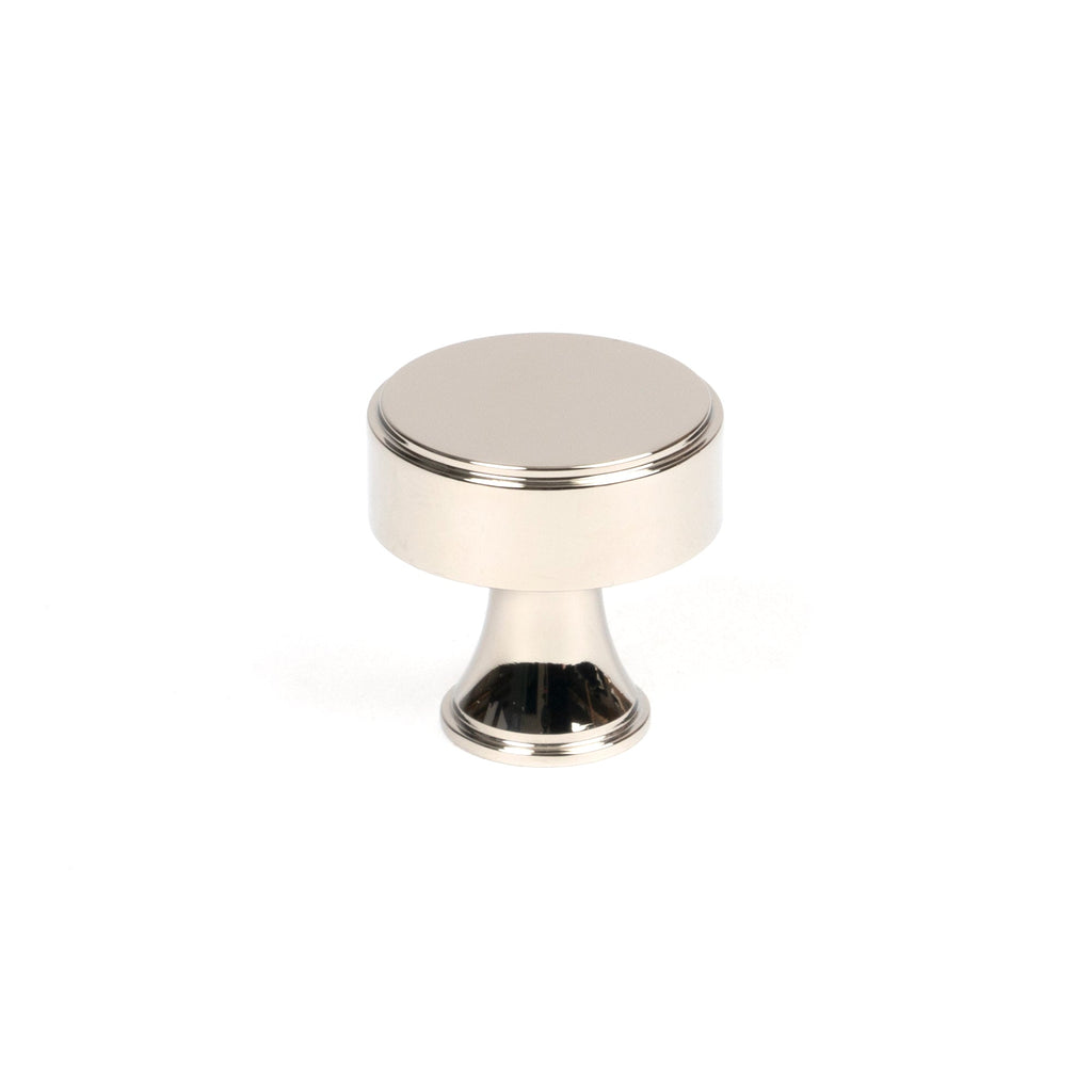 Polished Nickel Scully Cabinet Knob - 25mm | From The Anvil-Cabinet Knobs-Yester Home