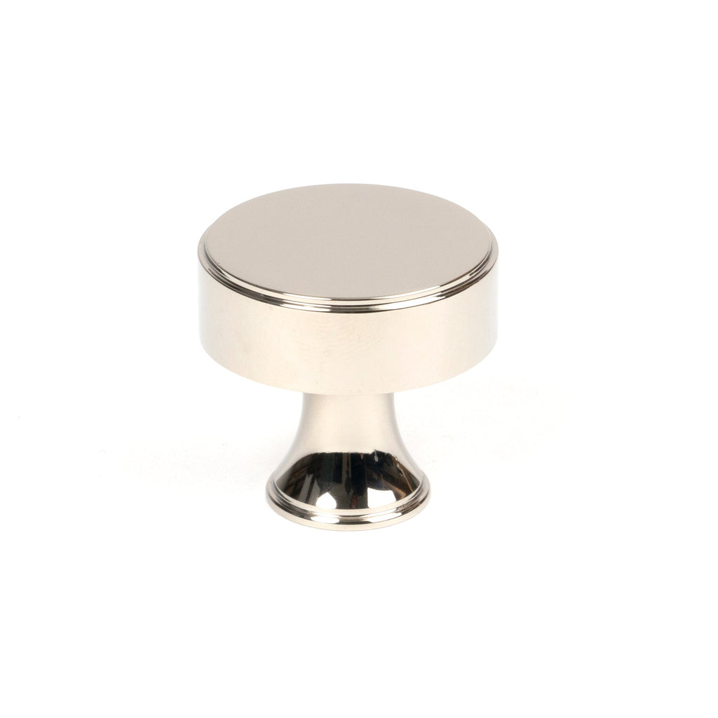 Polished Nickel Scully Cabinet Knob - 32mm | From The Anvil-Cabinet Knobs-Yester Home