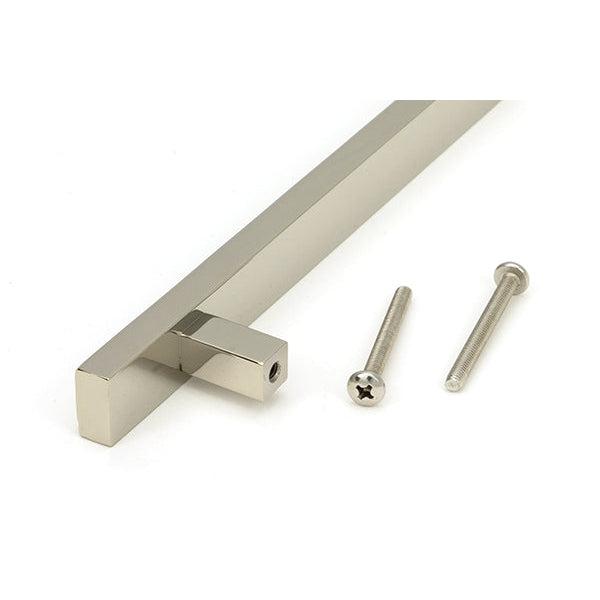 Polished Nickel Scully Pull Handle - Medium | From The Anvil-Pull Handles-Yester Home