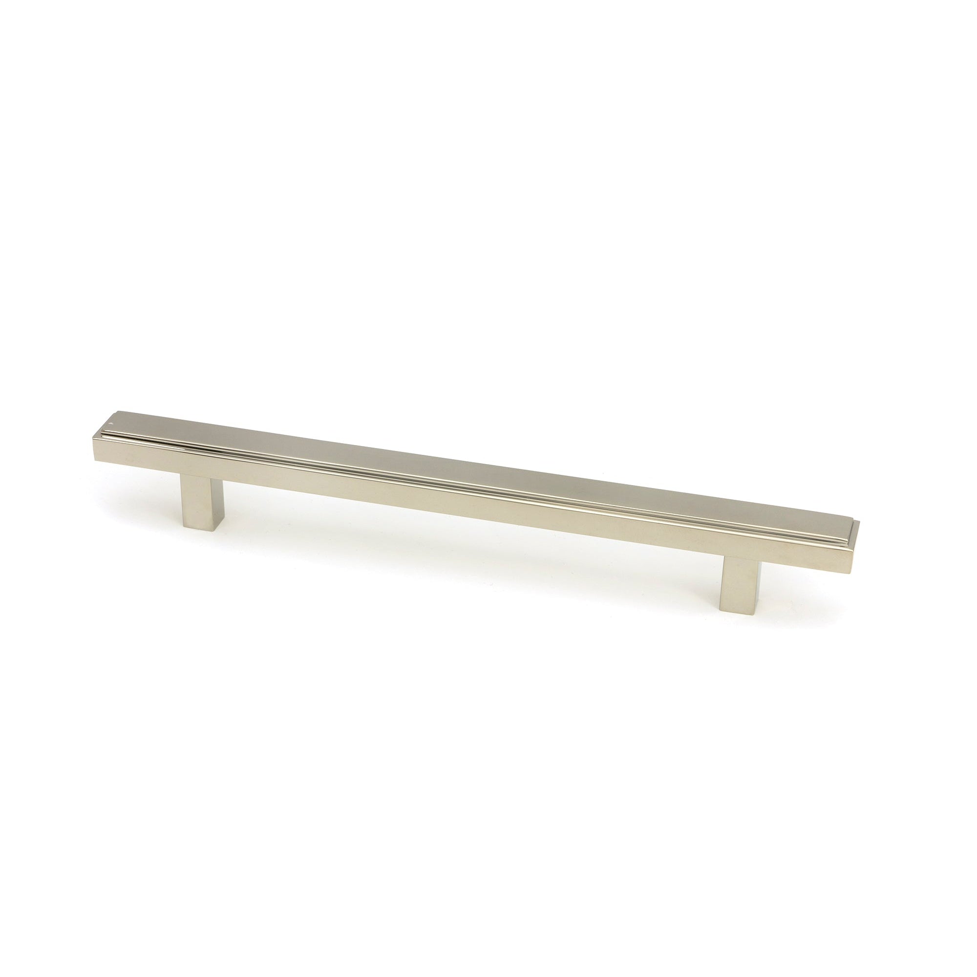 Polished Nickel Scully Pull Handle - Medium | From The Anvil-Pull Handles-Yester Home