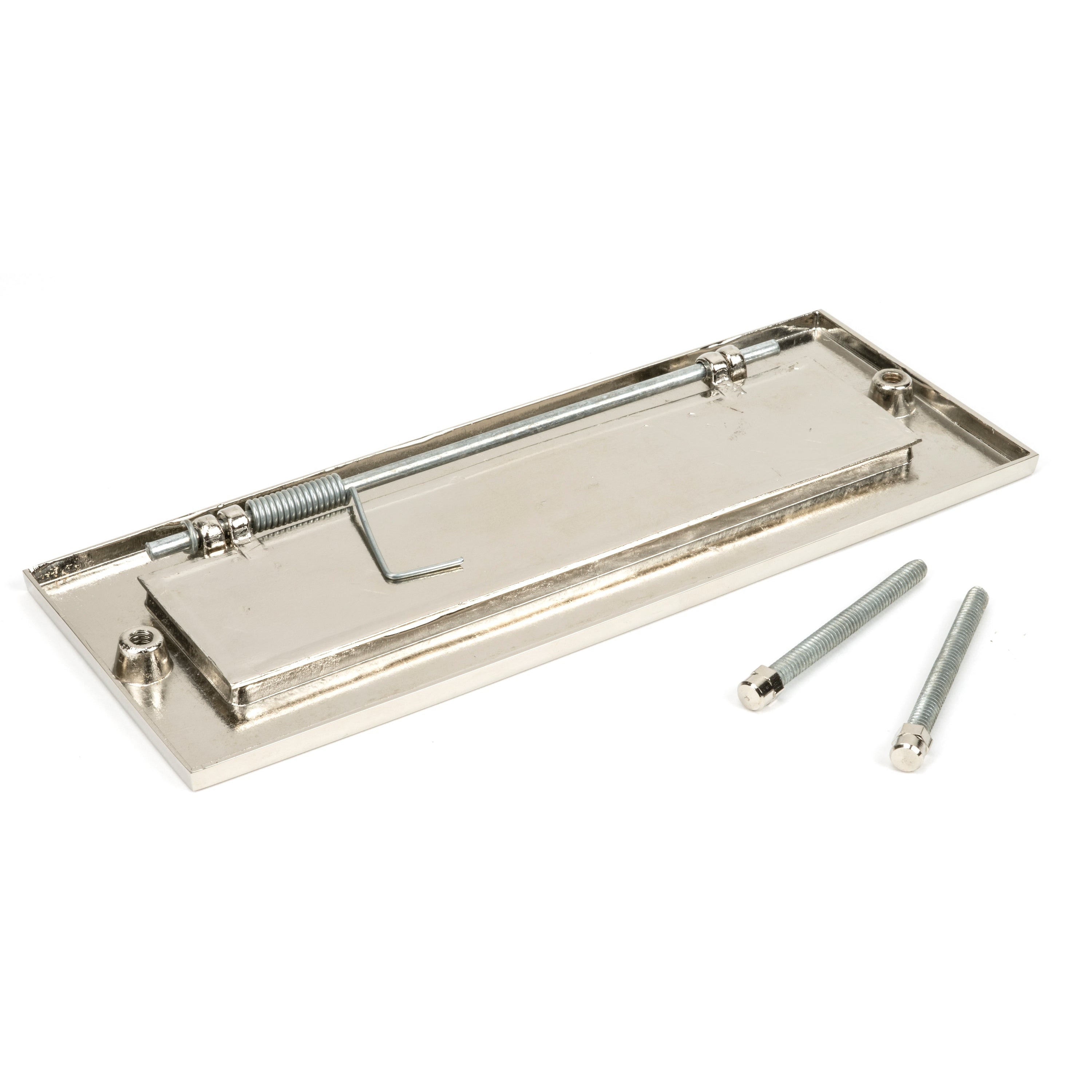 Polished Nickel Small Letter Plate | From The Anvil-Letter Plates-Yester Home