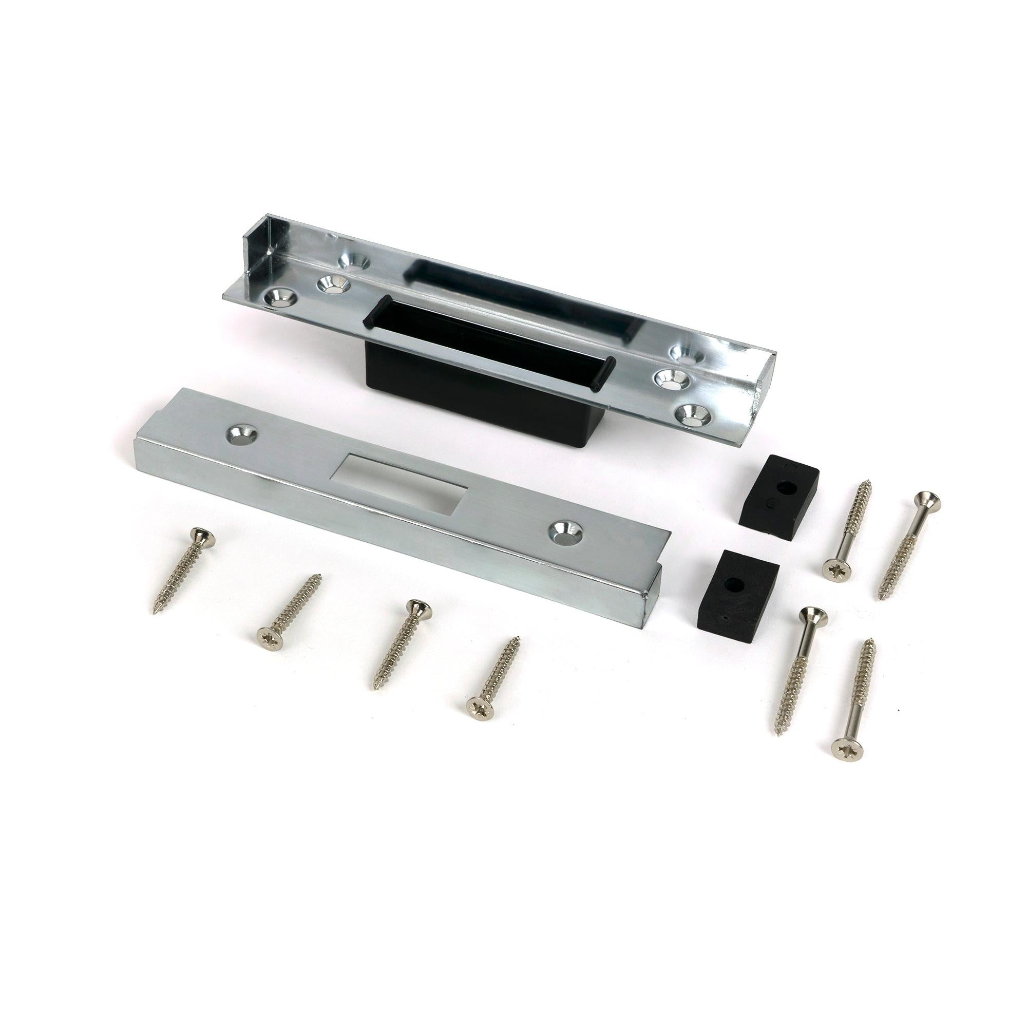 Polished SS ½" Rebate Kit for Dead Lock - Deadlocks & Deadbolts - From The Anvil - Yester Home
