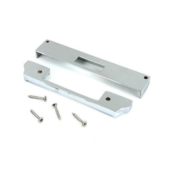 Polished SS ½" Rebate Kit for Euro Dead Lock - Deadlocks & Deadbolts - From The Anvil - Yester Home